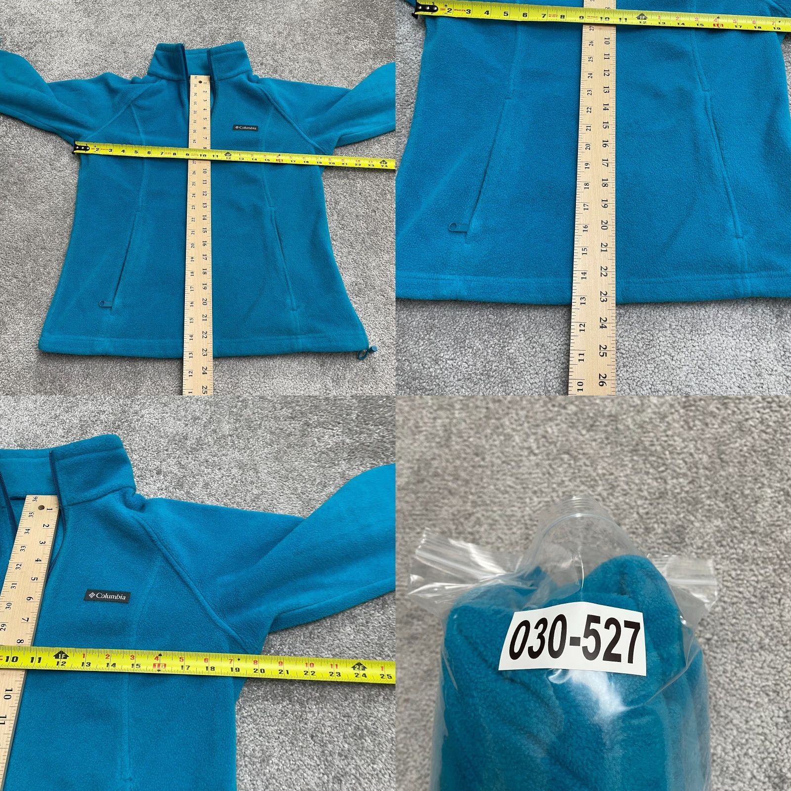 Vintage Columbia Benton Springs Fleece Jacket Womens Medium Blue Full Zip Outdoor Hiking Jacket Size M / US 6-8 / IT 42-44 - 8 Thumbnail
