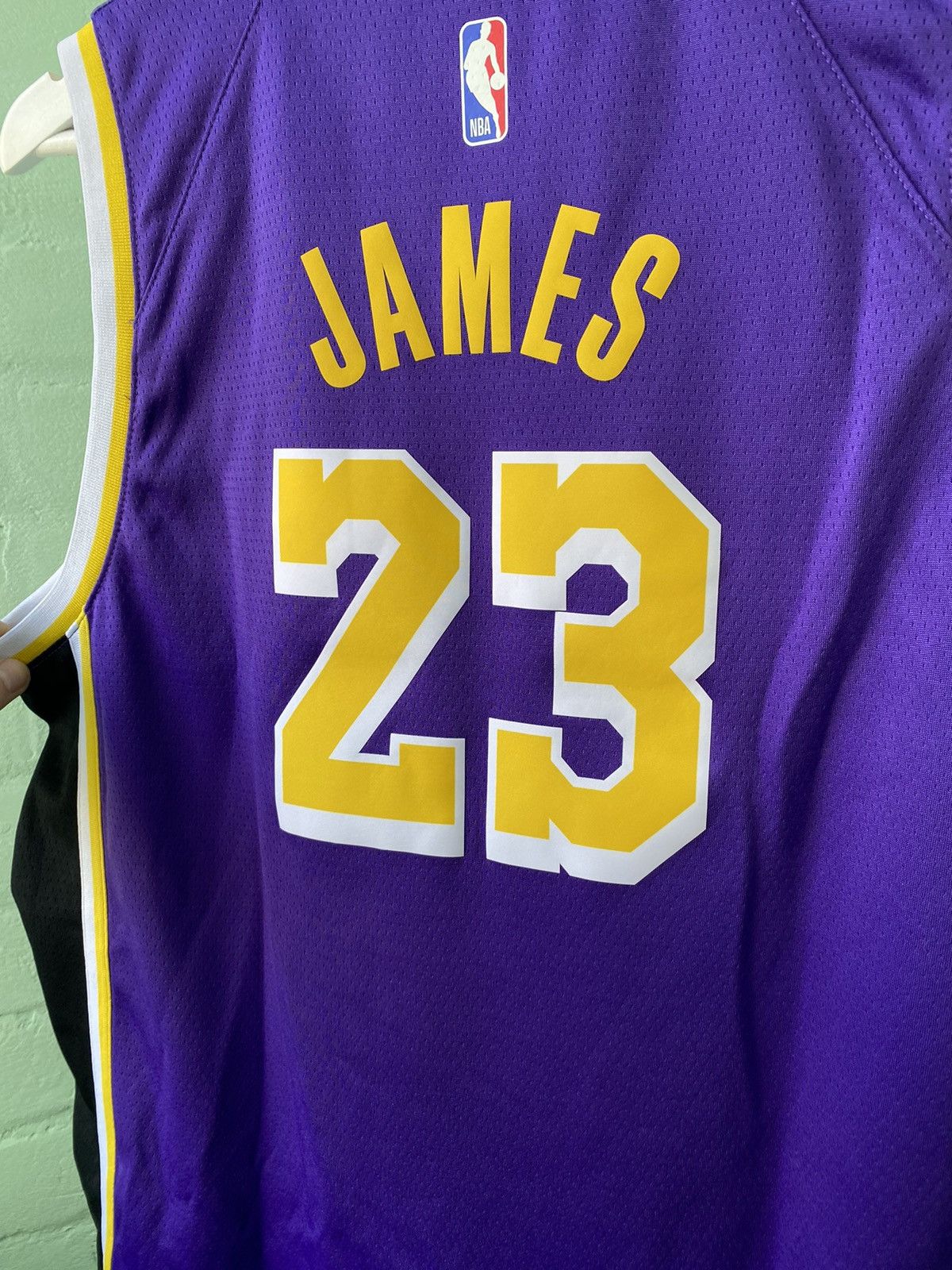 Jordan Brand #23 James L.A.Lakers Jordan Brand NBA Basketball Jerseys Size US XL / EU 56 / 4 - 11 Thumbnail