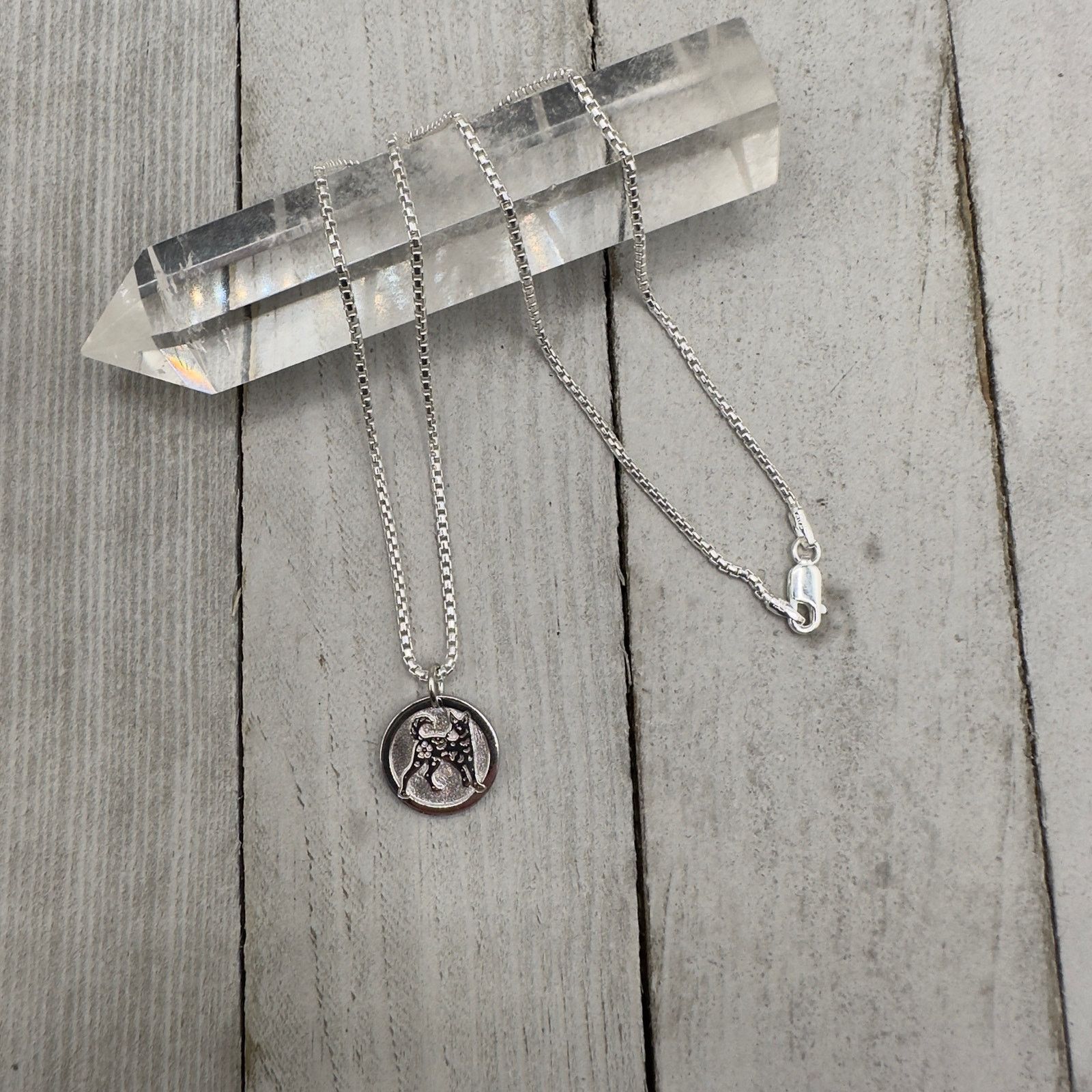 The Unbranded Brand Sterling Silver Chinese Zodiac Dog Necklace Size ONE SIZE - 3 Thumbnail