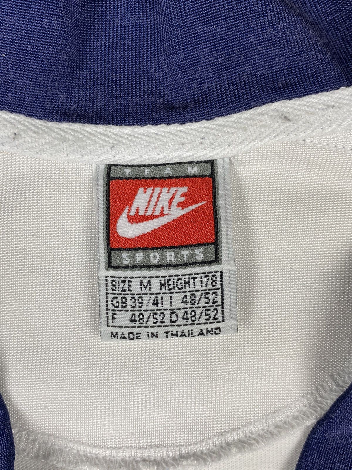 Nike × Vintage Vintage Nike NBA Big Logo Zip Tee T Shirts Size US M / EU 48-50 / 2 - 11 Thumbnail