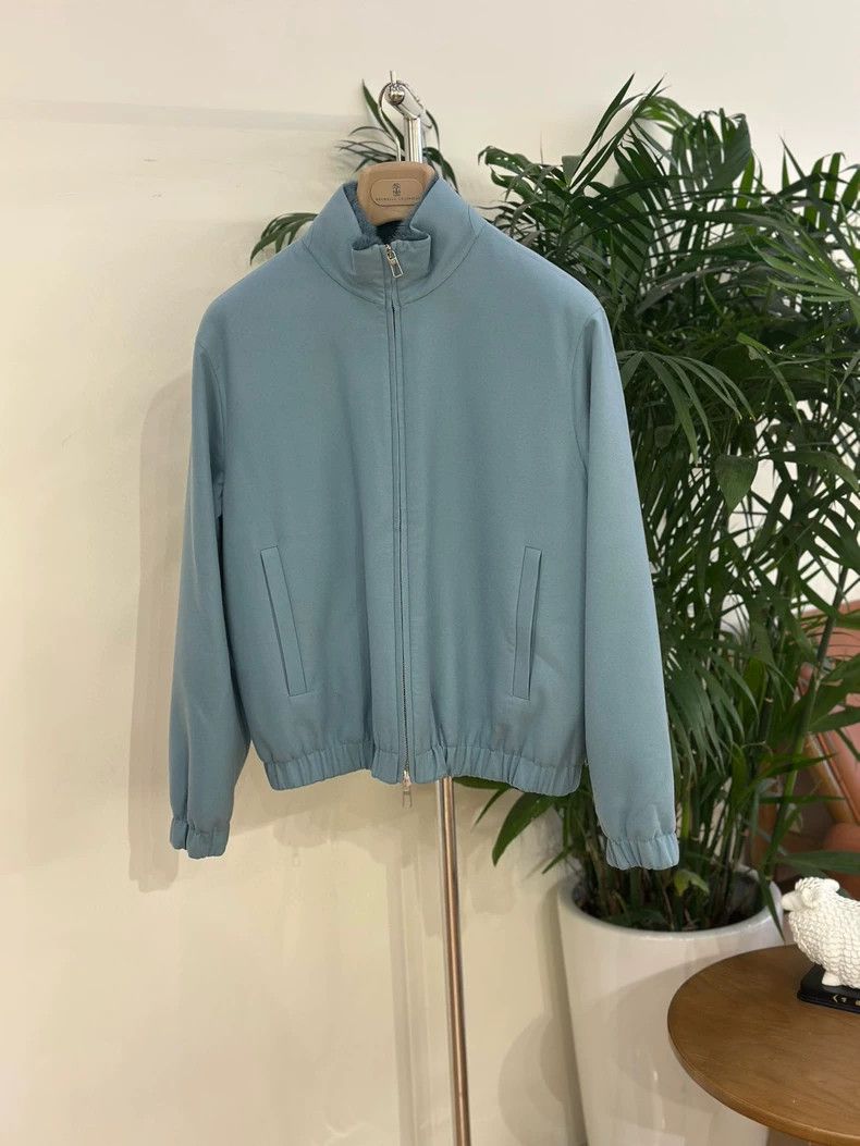 Loro Piana LORO PIANA A leather coat with a zipper Size M / US 6-8 / IT 42-44 - 1 Thumbnail