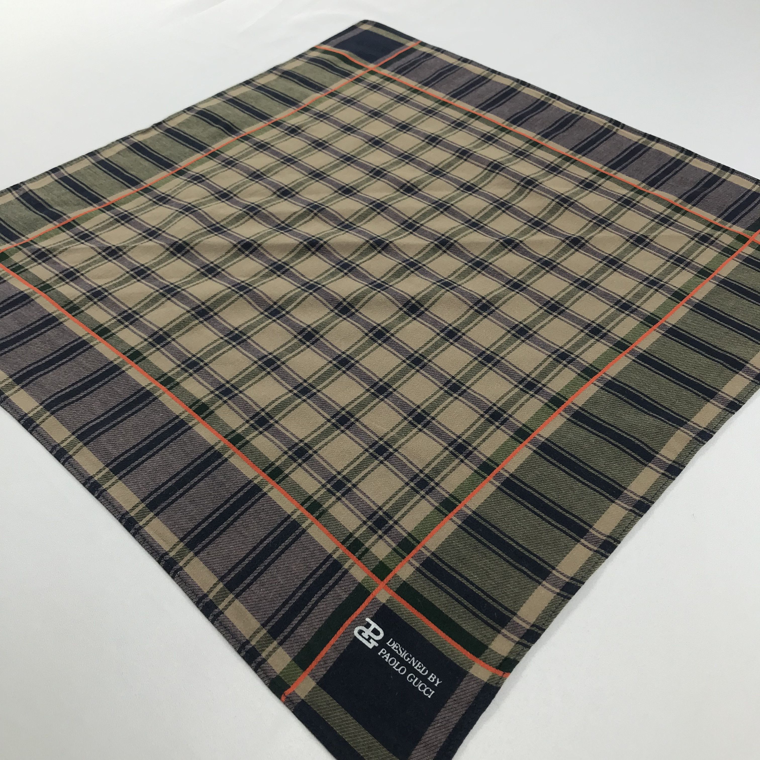 Paolo Gucci × Vintage Paolo Gucci Bandana / Handkerchief / Neckerchief - S1963 Size ONE SIZE - 2 Thumbnail