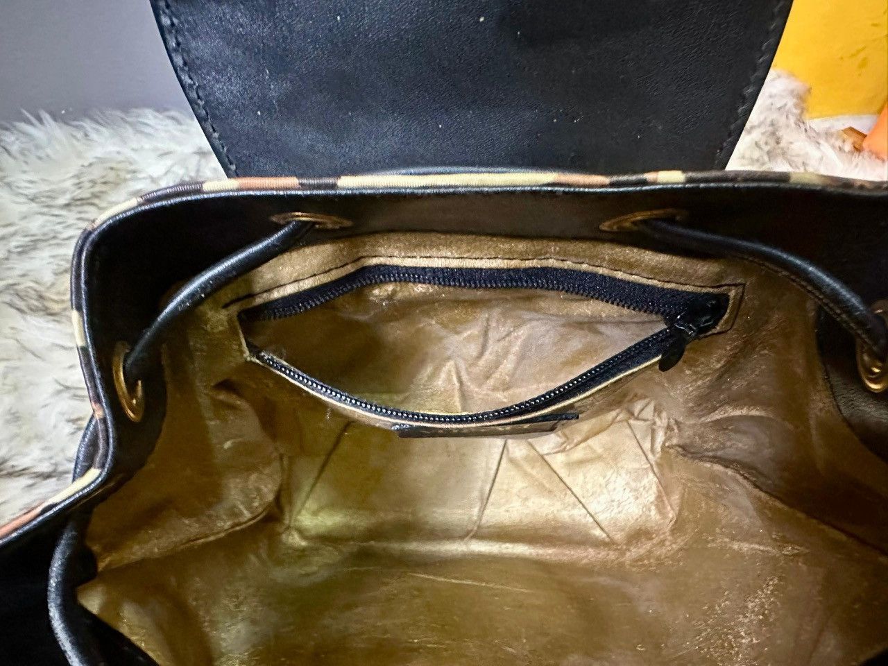 Versace Authentic Gianni Versace Baroque Leopard Print Backpack Size ONE SIZE - 7 Thumbnail