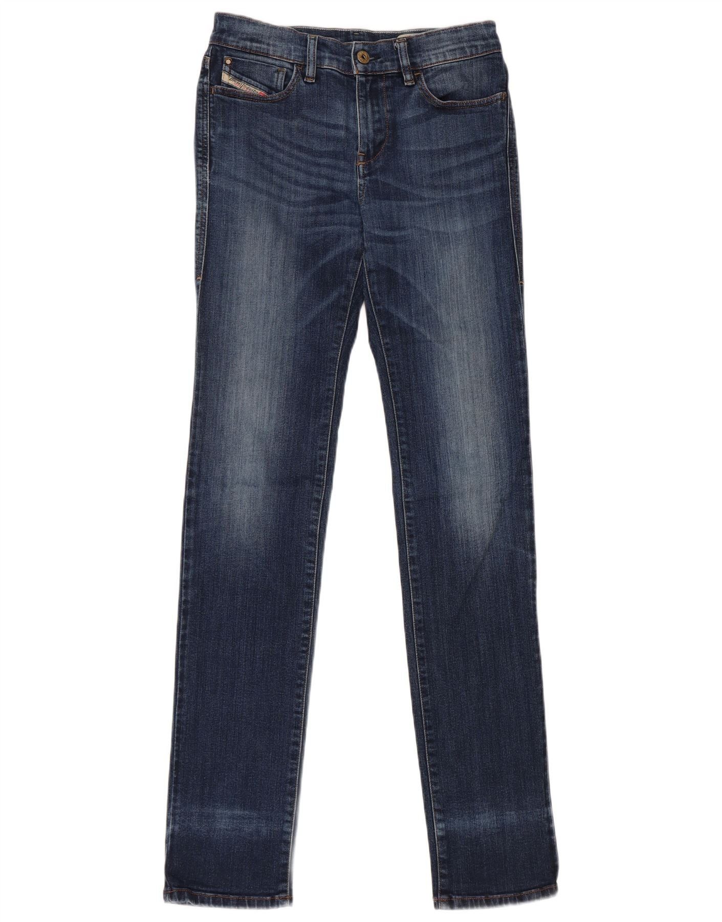 Diesel Womens Slim Jeans W26 L32 Blue Cotton Size 42" / US 20 - 1 Thumbnail