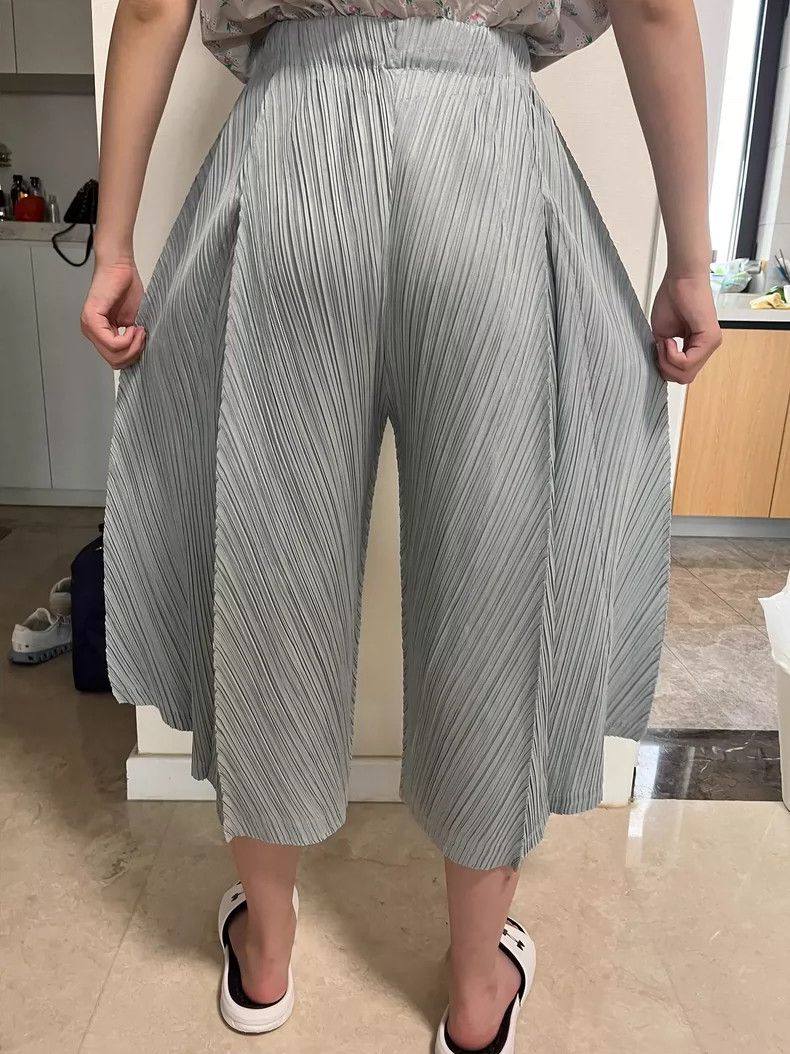 Issey Miyake Issey Miyake size:1 Grayish-green transformable wide-leg p Size 22" - 5 Thumbnail