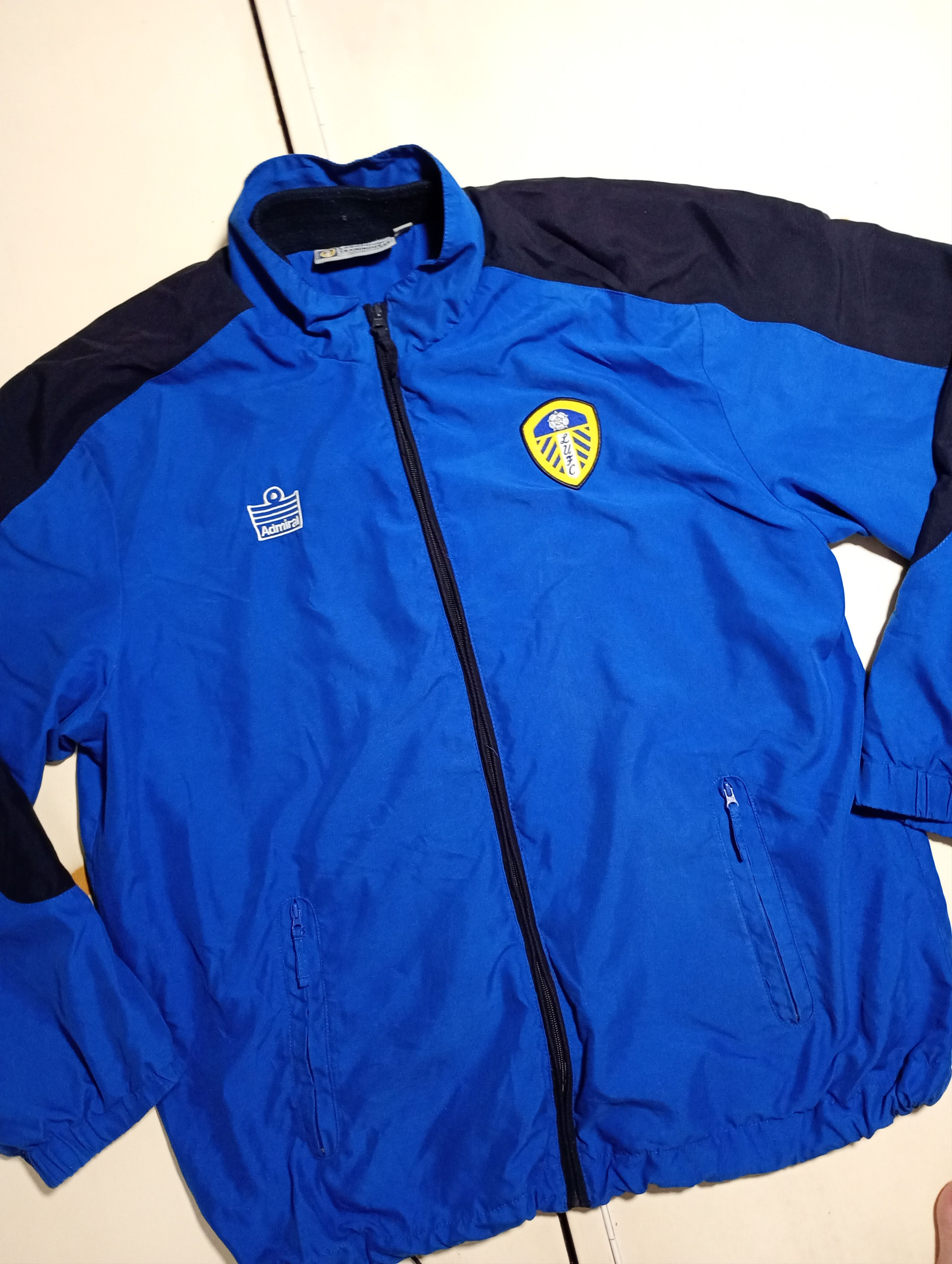 Vintage Admiral Leeds United Track Top Jacket 2006-2008 Size US L / EU 52-54 / 3 - 6 Thumbnail