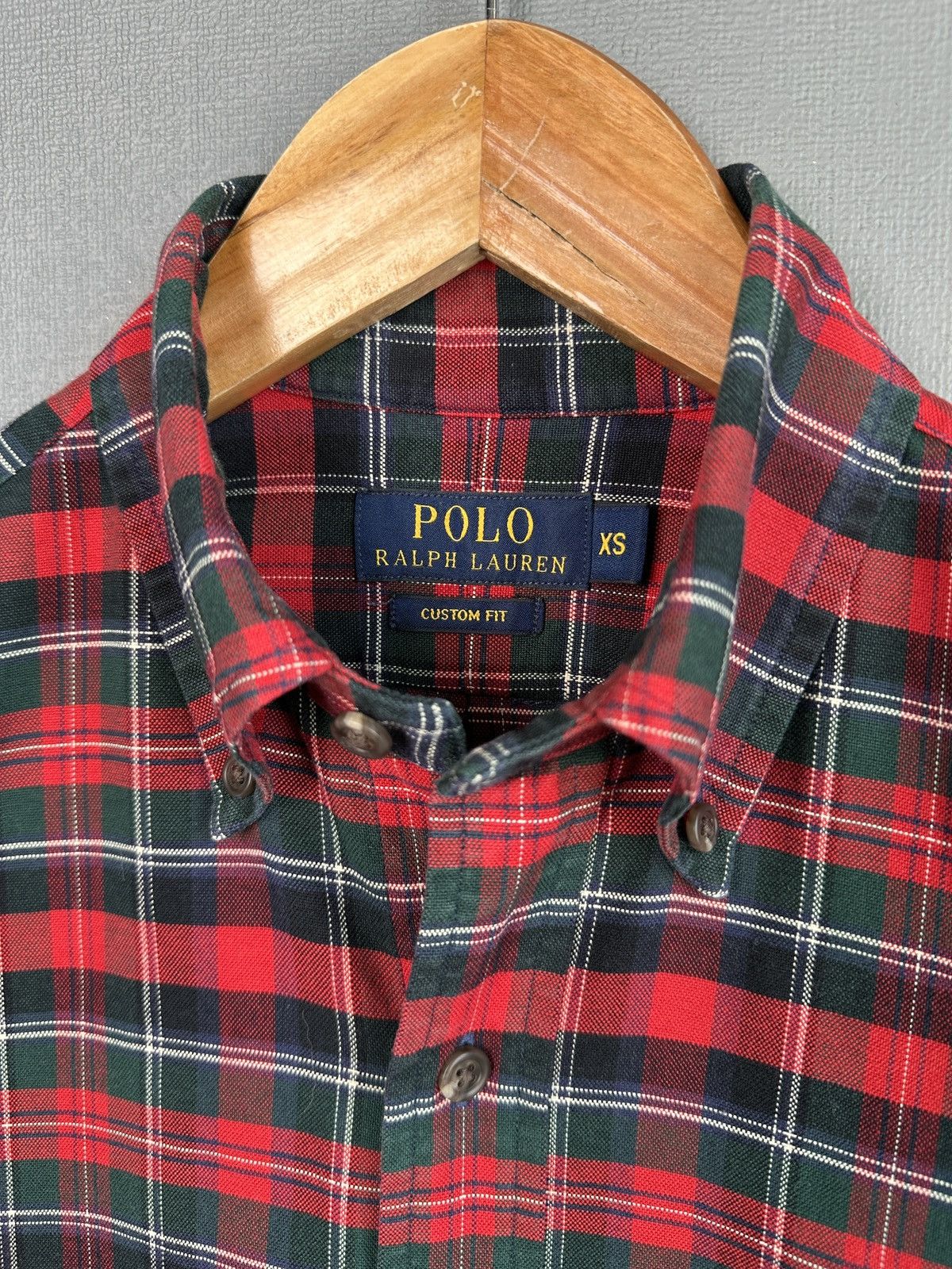 Polo Ralph Lauren POLO RALPH LAUREN Red Green Check Button Up Shirt Size US XS / EU 42 / 0 - 4 Thumbnail
