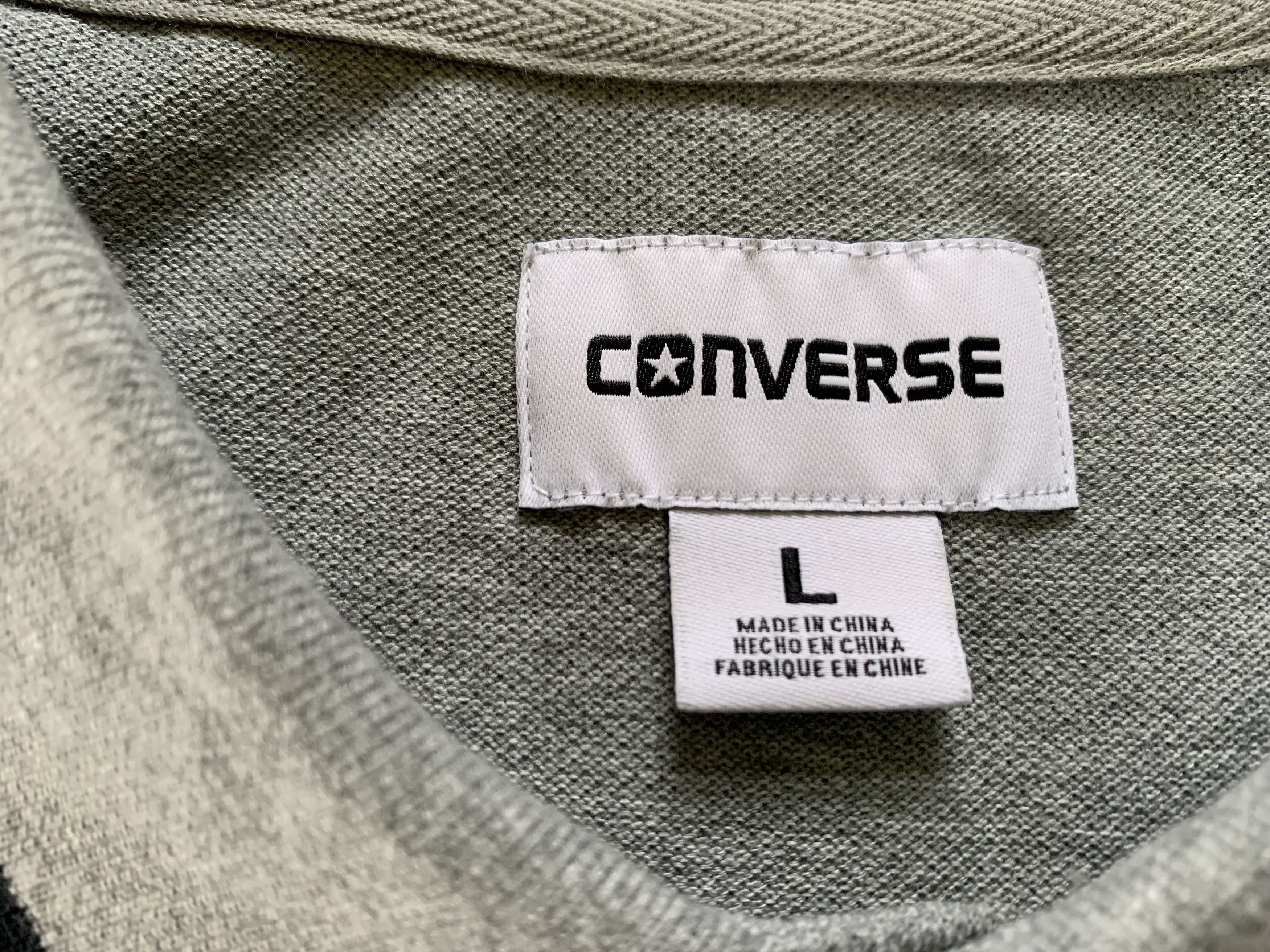 Converse Converse Basic Long Sleeve Polo T Shirt Size US L / EU 52-54 / 3 - 5 Thumbnail