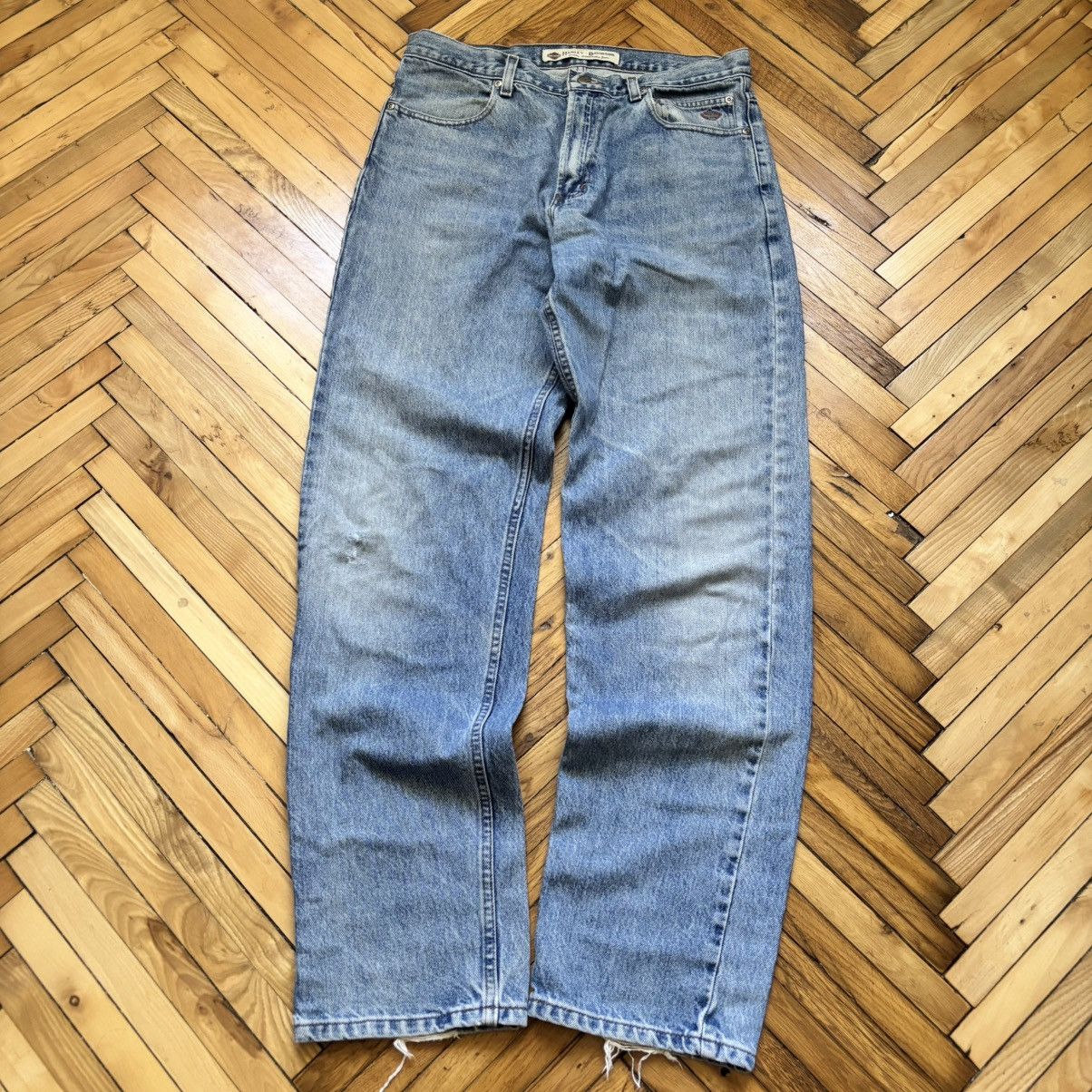 Harley Davidson Vintage 90’s Harley Davidson Baggy Jeans Y2K Punk Moto Size US 34 / EU 50 - 1 Thumbnail