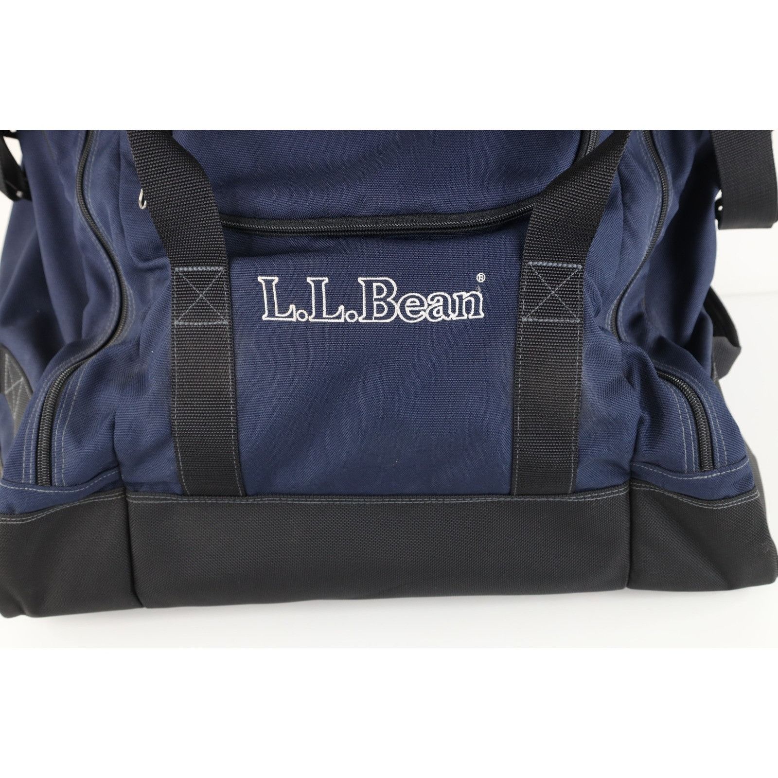 L.L. Bean Vintage Y2K LL Bean Spell Out Handled Weekender Travel Bag Size ONE SIZE - 4 Thumbnail
