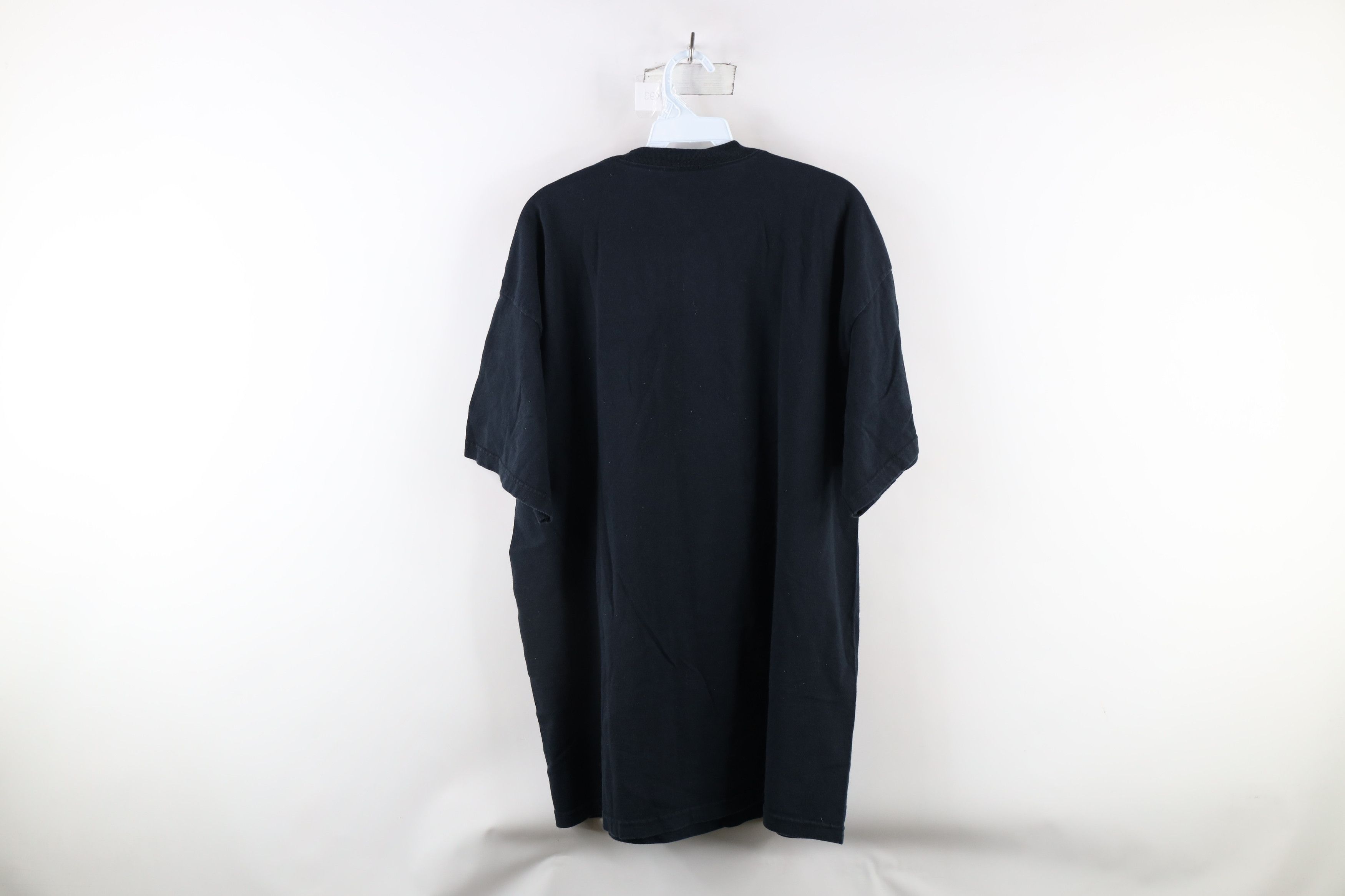 Vintage Vintage 90s Streetwear Cotton Short Sleeve T-Shirt Black Size US XXL / EU 58 / 5 - 6 Thumbnail