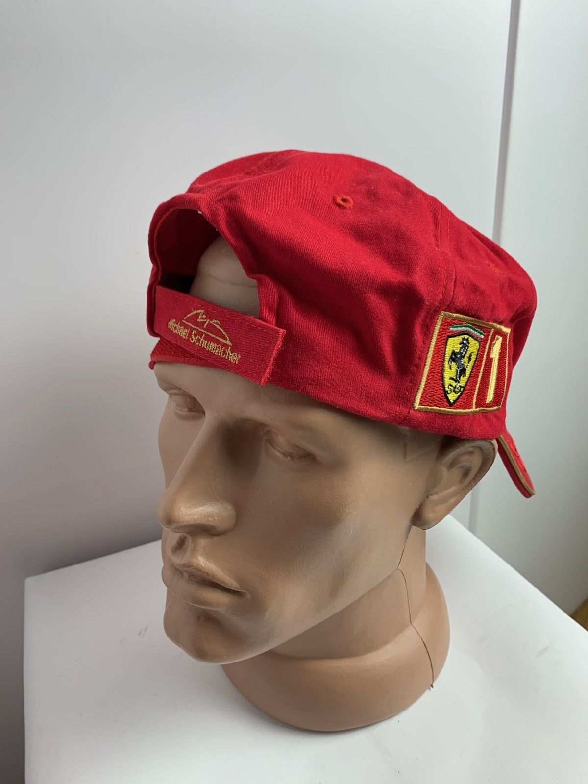 Vintage Ferrari f1 Schumacher vintage racing cap 2002 Size ONE SIZE - 5 Thumbnail