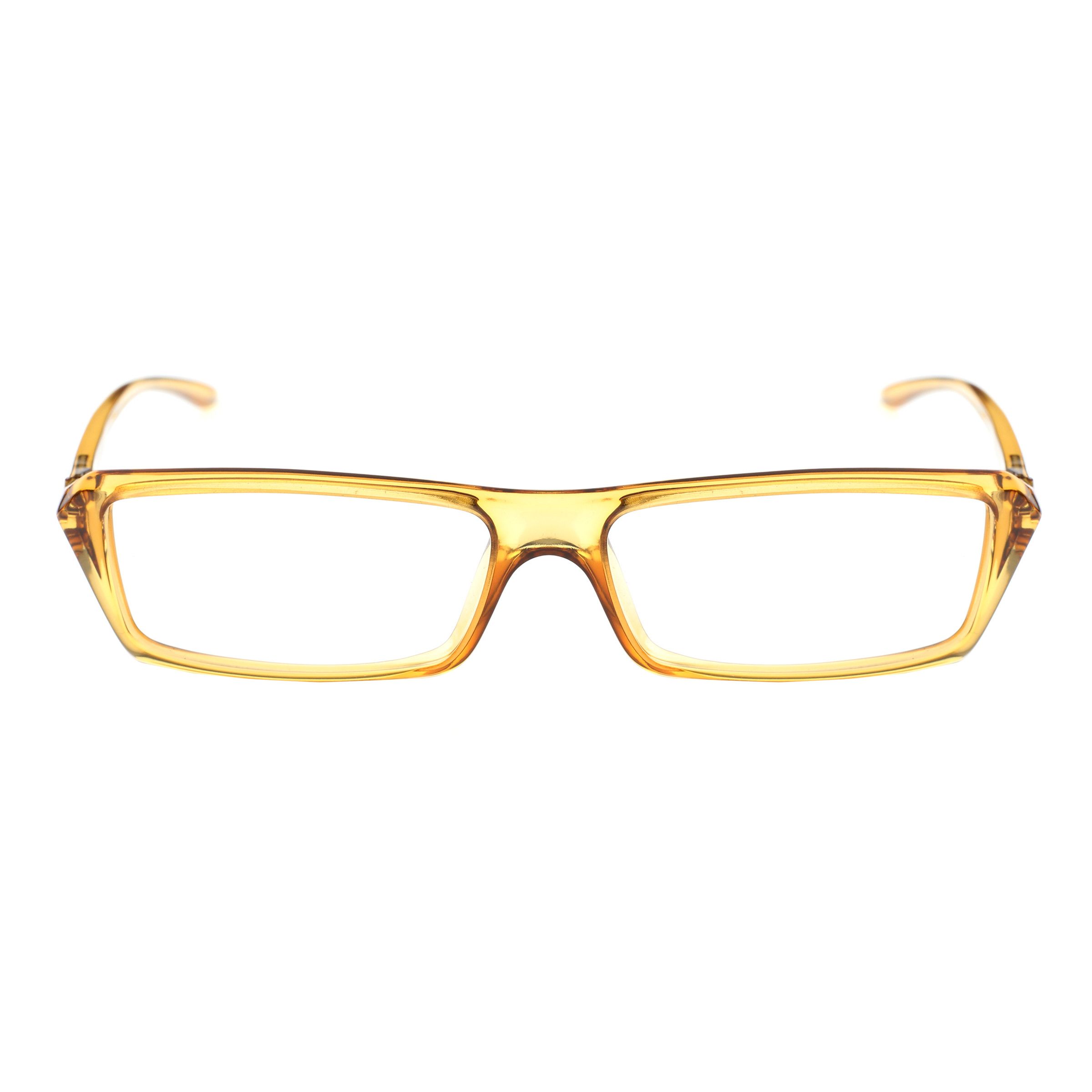 Yves Saint Laurent Yves Saint Laurent FW03 Yellow Transparent Flat Glasses Size ONE SIZE - 3 Thumbnail