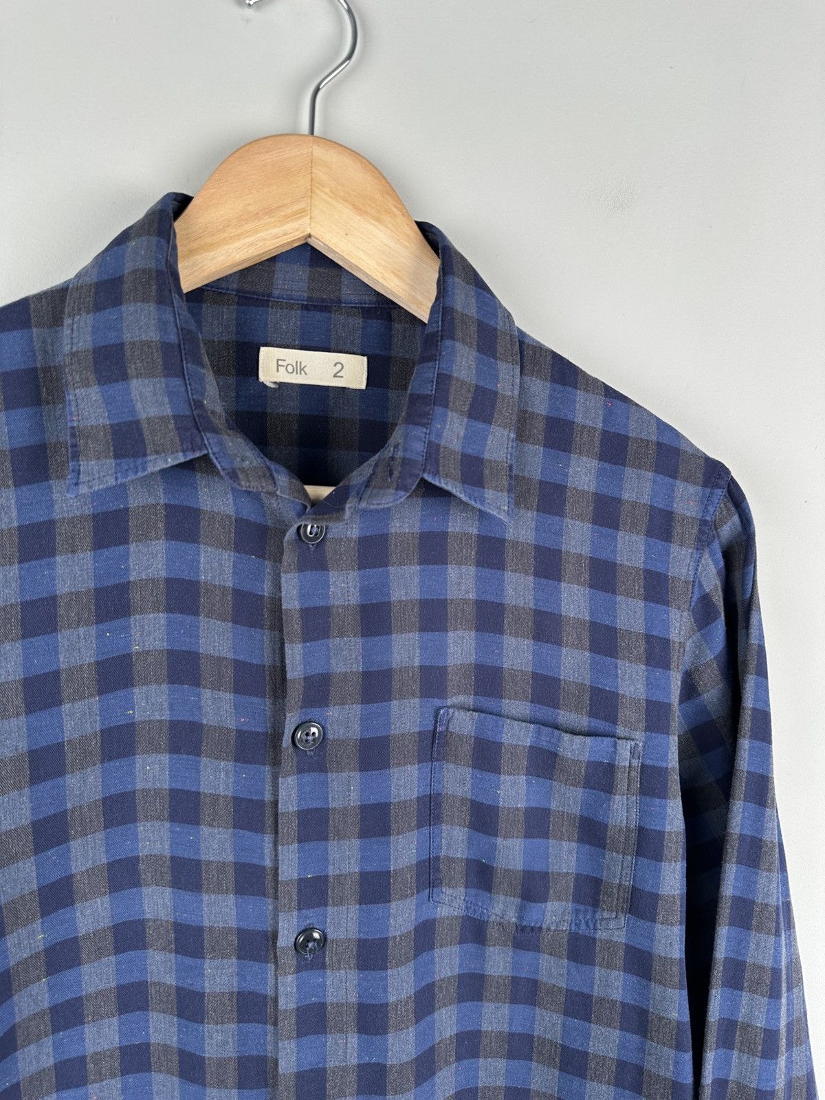 Folk Folk Flannel Button Up Shirt Size US M / EU 48-50 / 2 - 4 Thumbnail