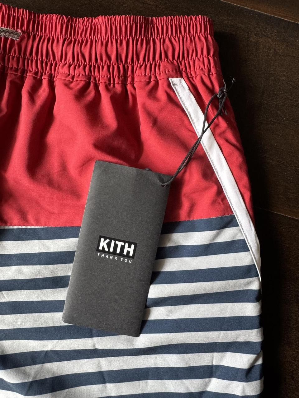Kith Kith Striped Swim Trunks SZ S - Red/Multi Size US 29 - 3 Thumbnail
