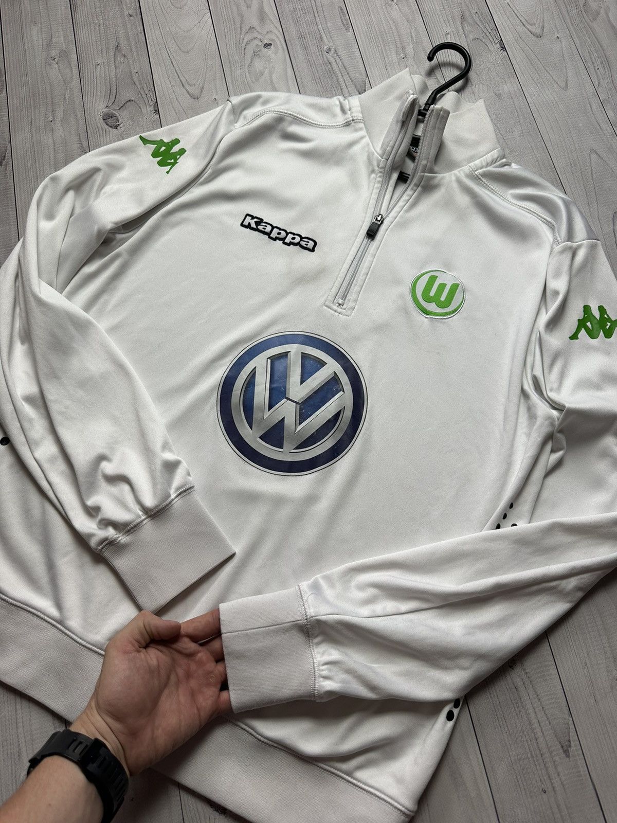 Kappa × Vintage Vintage Wolfsburg soccer jacket training Volkswagen L Size US L / EU 52-54 / 3 - 5 Thumbnail
