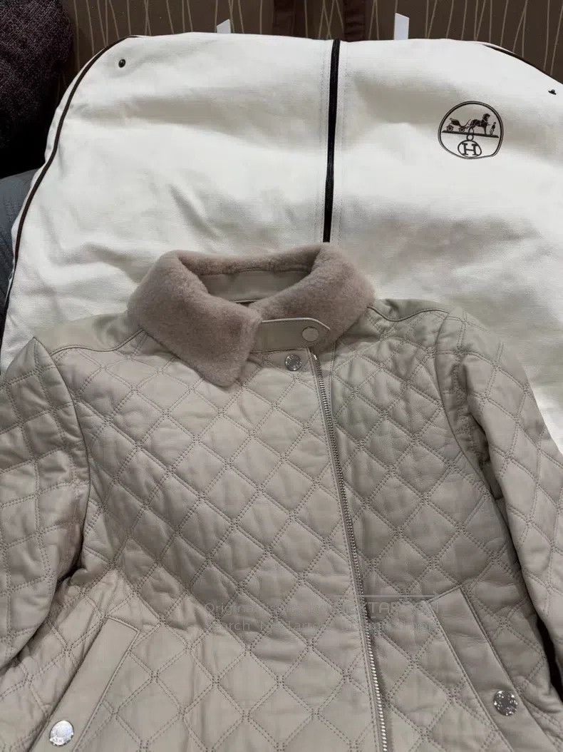 Hermes Hermes Calfskin leather jacket Size XS / US 0-2 / IT 36-38 - 3 Thumbnail