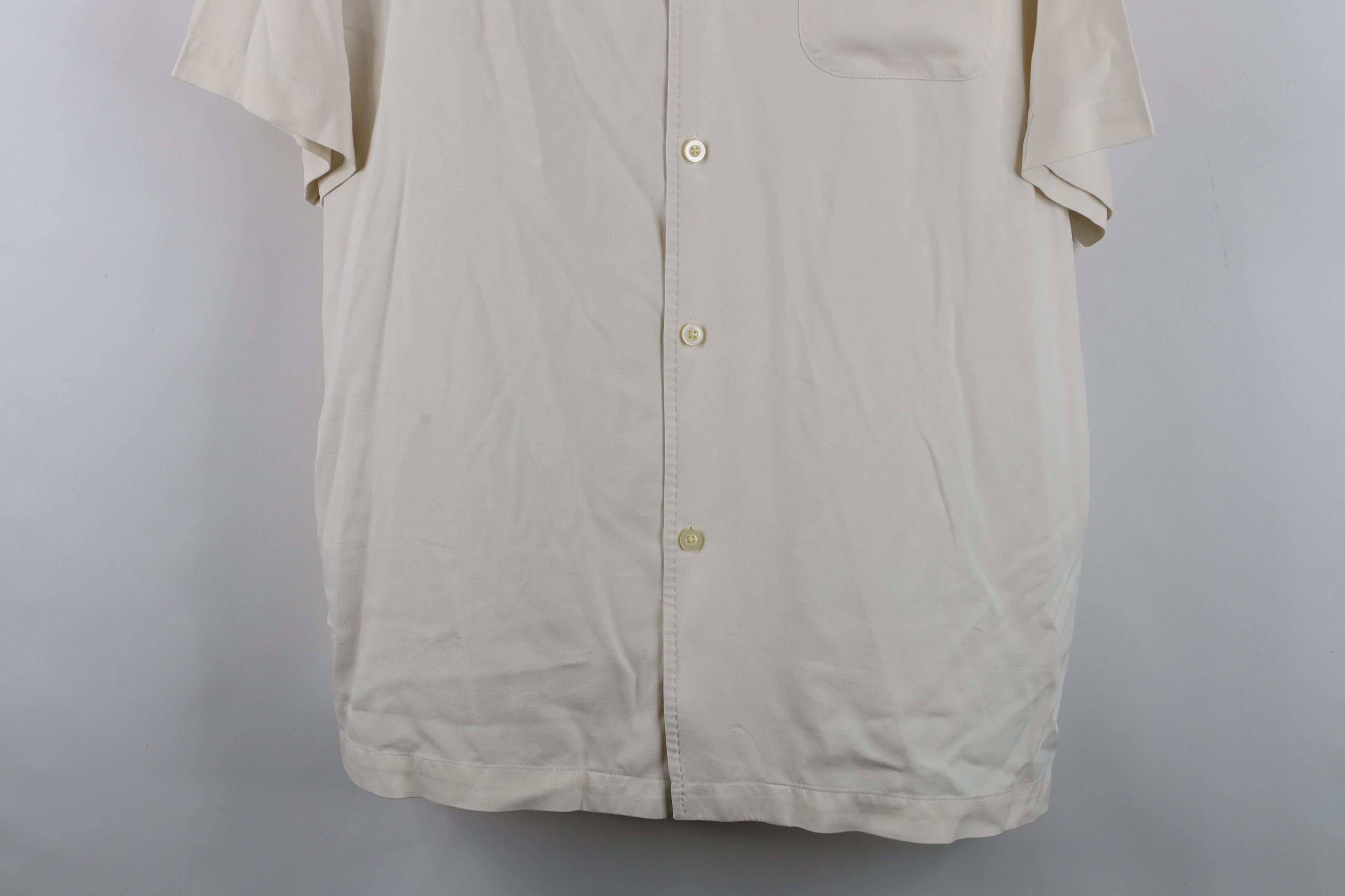 Tommy Bahama Vintage Tommy Bahama Fit Looped Collar Silk Button Shirt Size US L / EU 52-54 / 3 - 3 Thumbnail