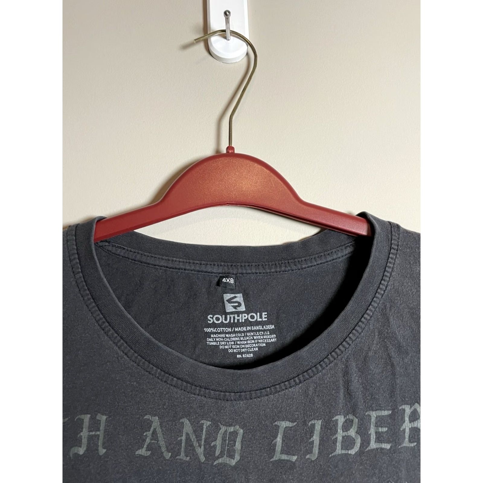 Southpole Southpole Shirt Mens 4XLT Gray Truth and Liberty Tiger Men 4XB G16 Size US XXL / EU 58 / 5 - 5 Thumbnail