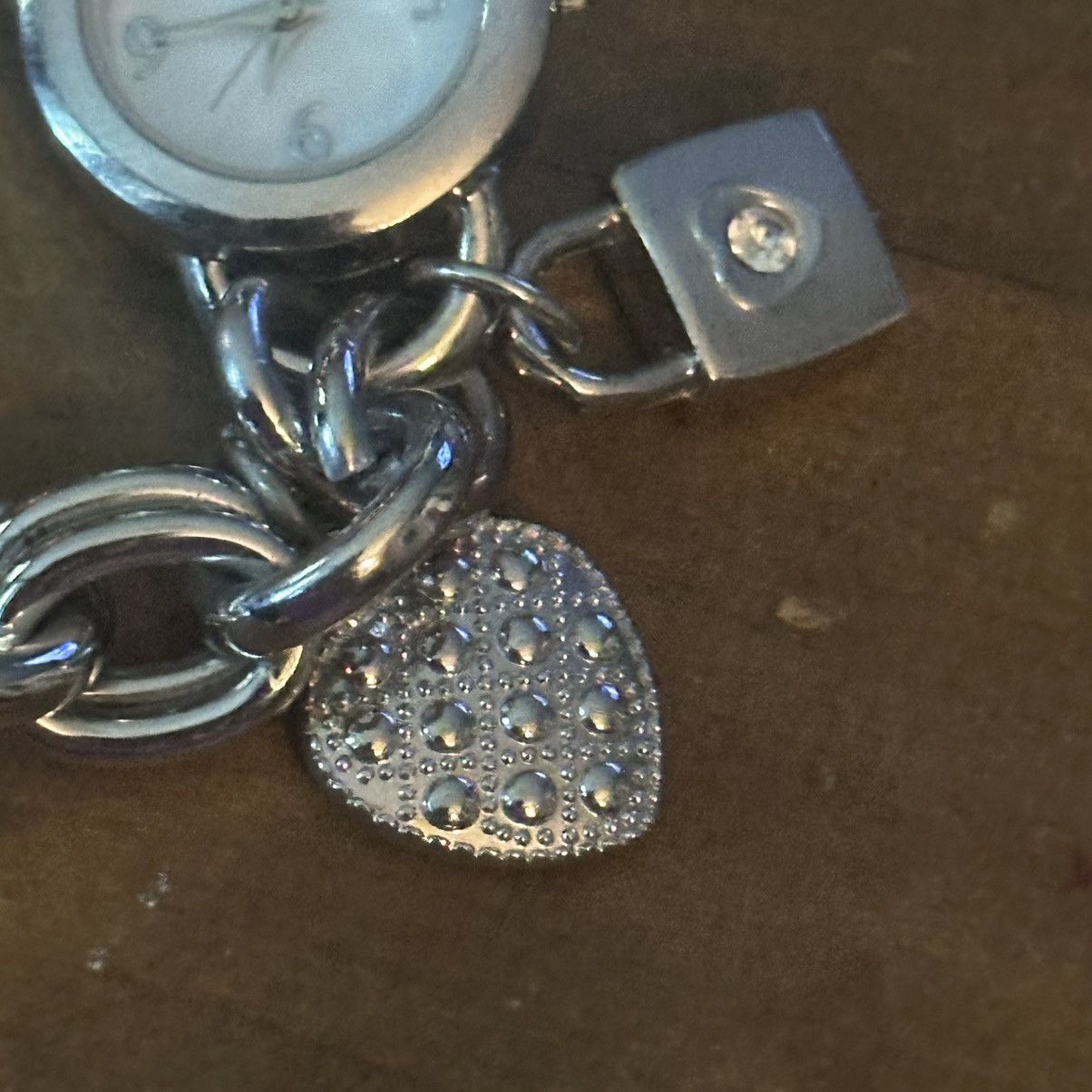 Style & Co Style & Co silver tone charm bracelet watch Size ONE SIZE - 7 Thumbnail
