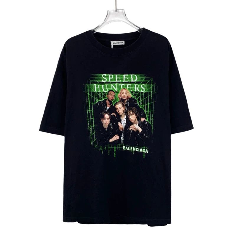 Other Balenciaga Black figure print cotton crew neck short-sleev Size US M / EU 48-50 / 2 - 1 Thumbnail