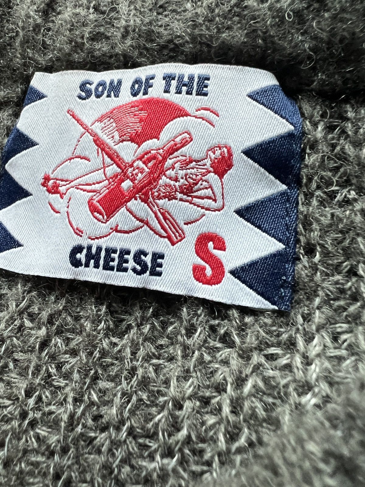 Japanese Brand Son of the Cheese Checkerboard Knitted Sweater Size US S / EU 44-46 / 1 - 7 Thumbnail