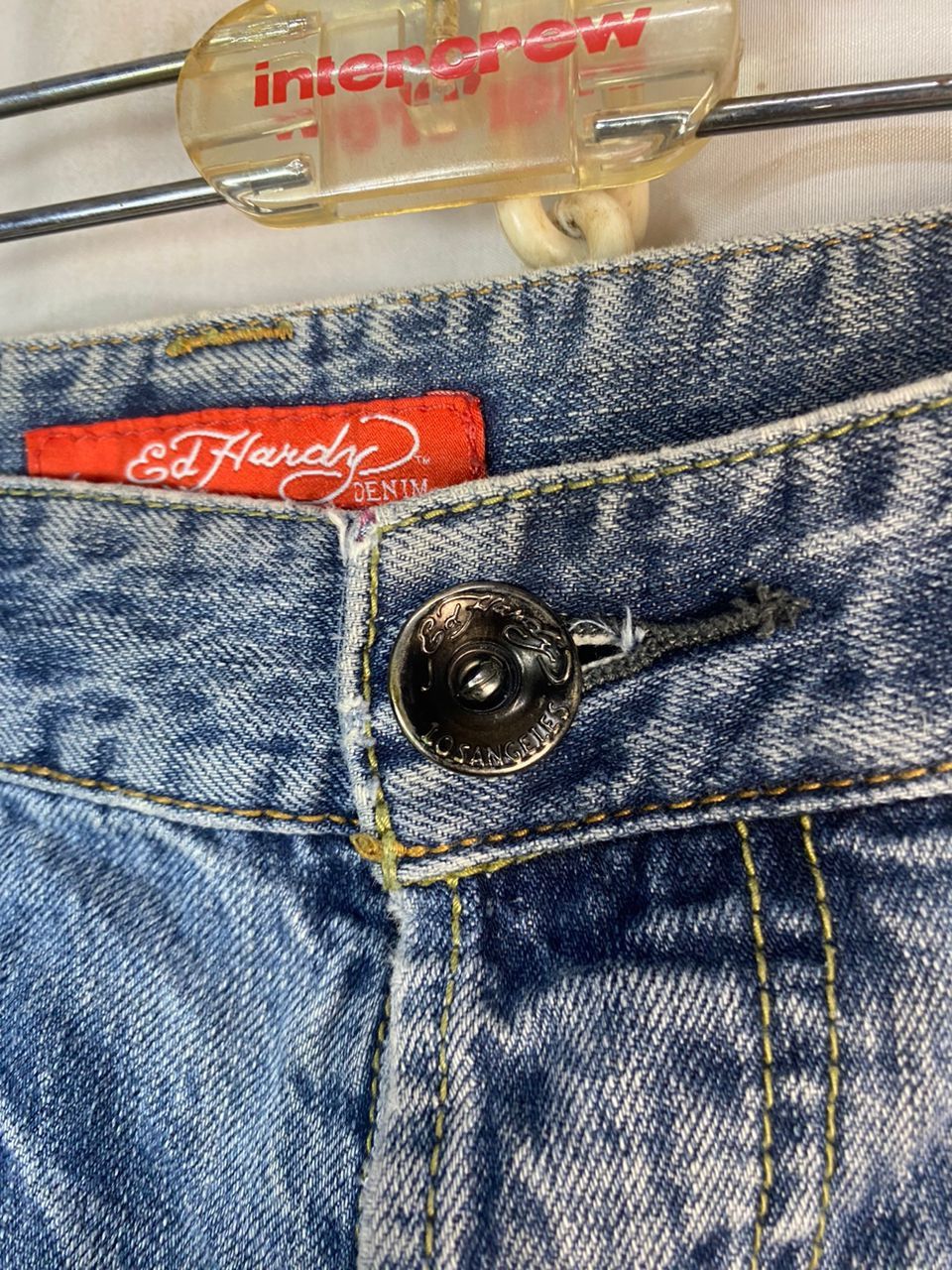 Christian Audigier × Ed Hardy Ed hardy distressed denim jeans pants size 34/35 Size US 35 - 5 Thumbnail