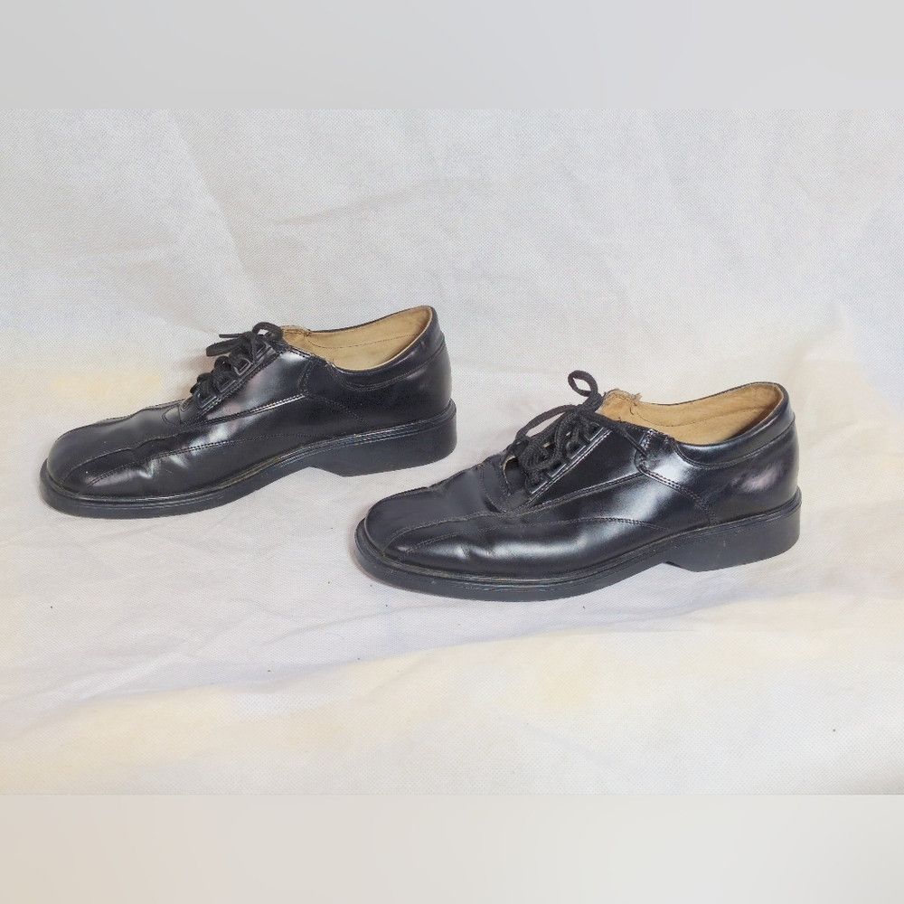 Other Monarca Sport Sz 8 Classic Black Leather Men's Dress Shoes Size US 8 / EU 41 - 3 Thumbnail
