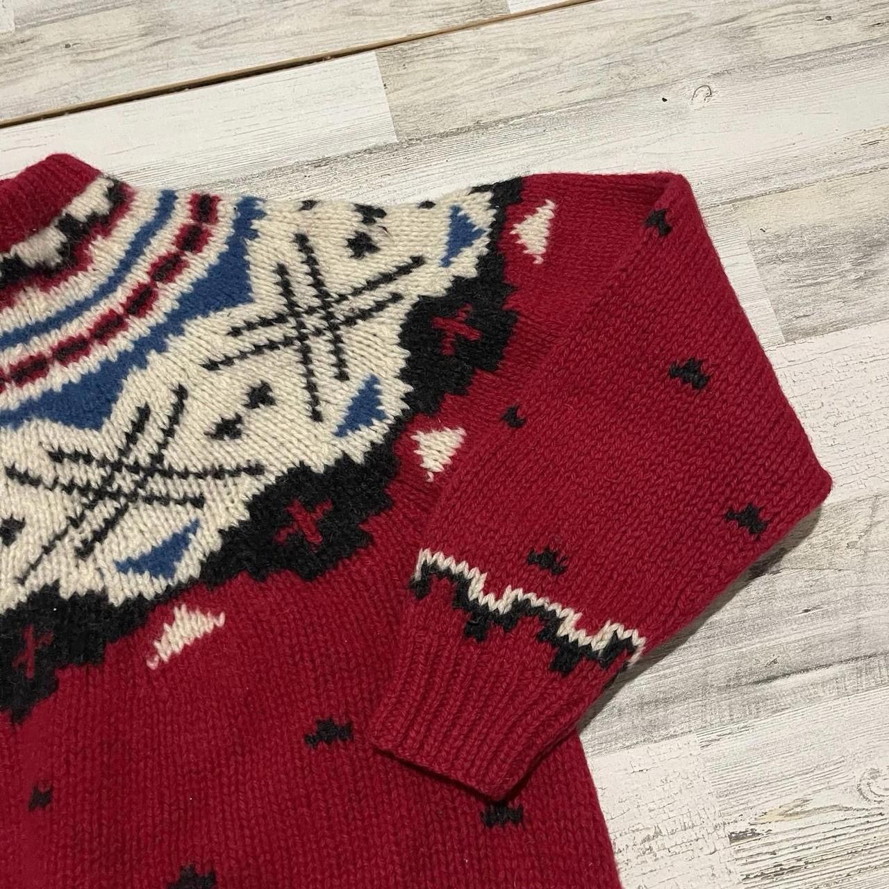 Woolrich Woolen Mills Woolrich Men's Vintage Wool Nordic Icelandic Sweater S Size US S / EU 44-46 / 1 - 2 Thumbnail
