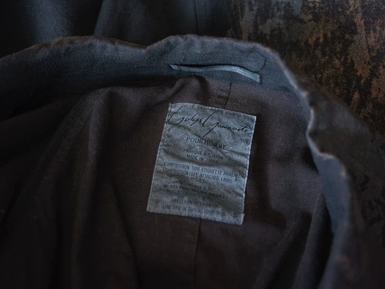 Yohji Yamamoto Yohji Yamamoto 80SS Painted Hidden Button Coat 2504-Nextarr Size US S / EU 44-46 / 1 - 9 Thumbnail