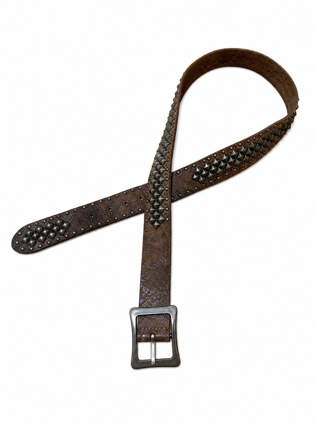 Other Brown leather spike belt Size ONE SIZE - 1 Thumbnail