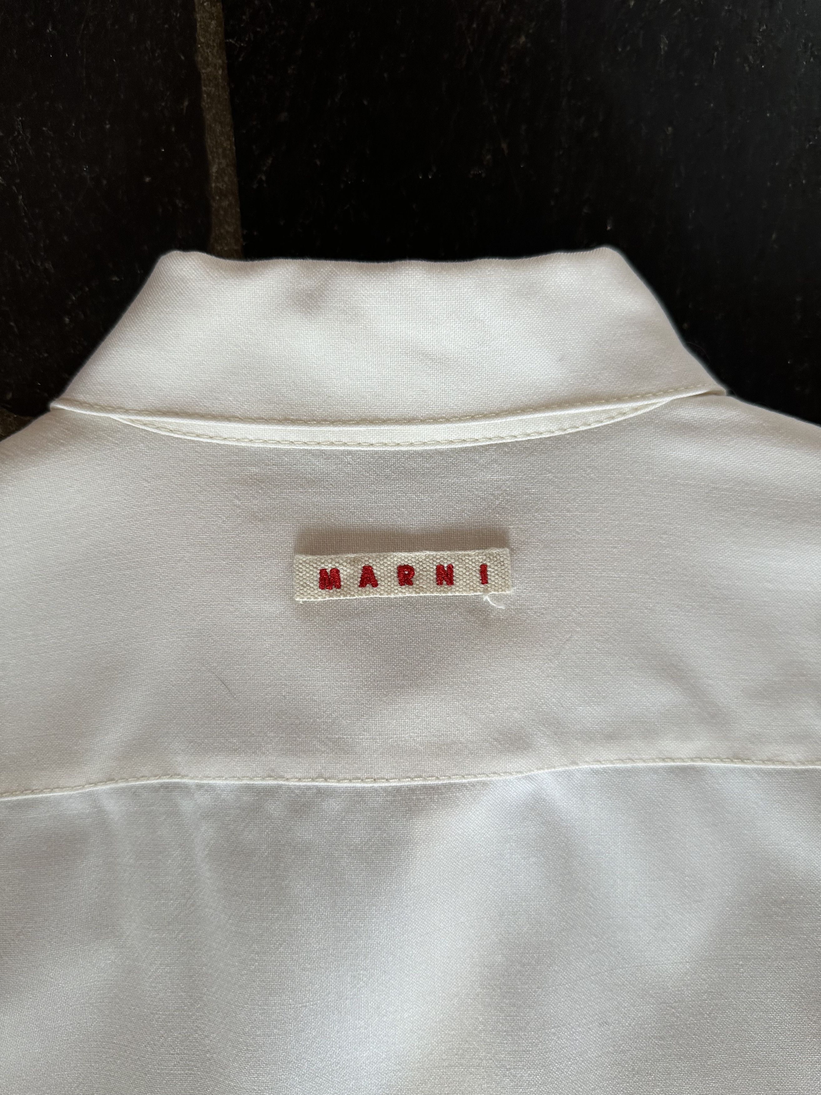 Marni Tropical Wool Boxy Shirt Size US S / EU 44-46 / 1 - 4 Thumbnail