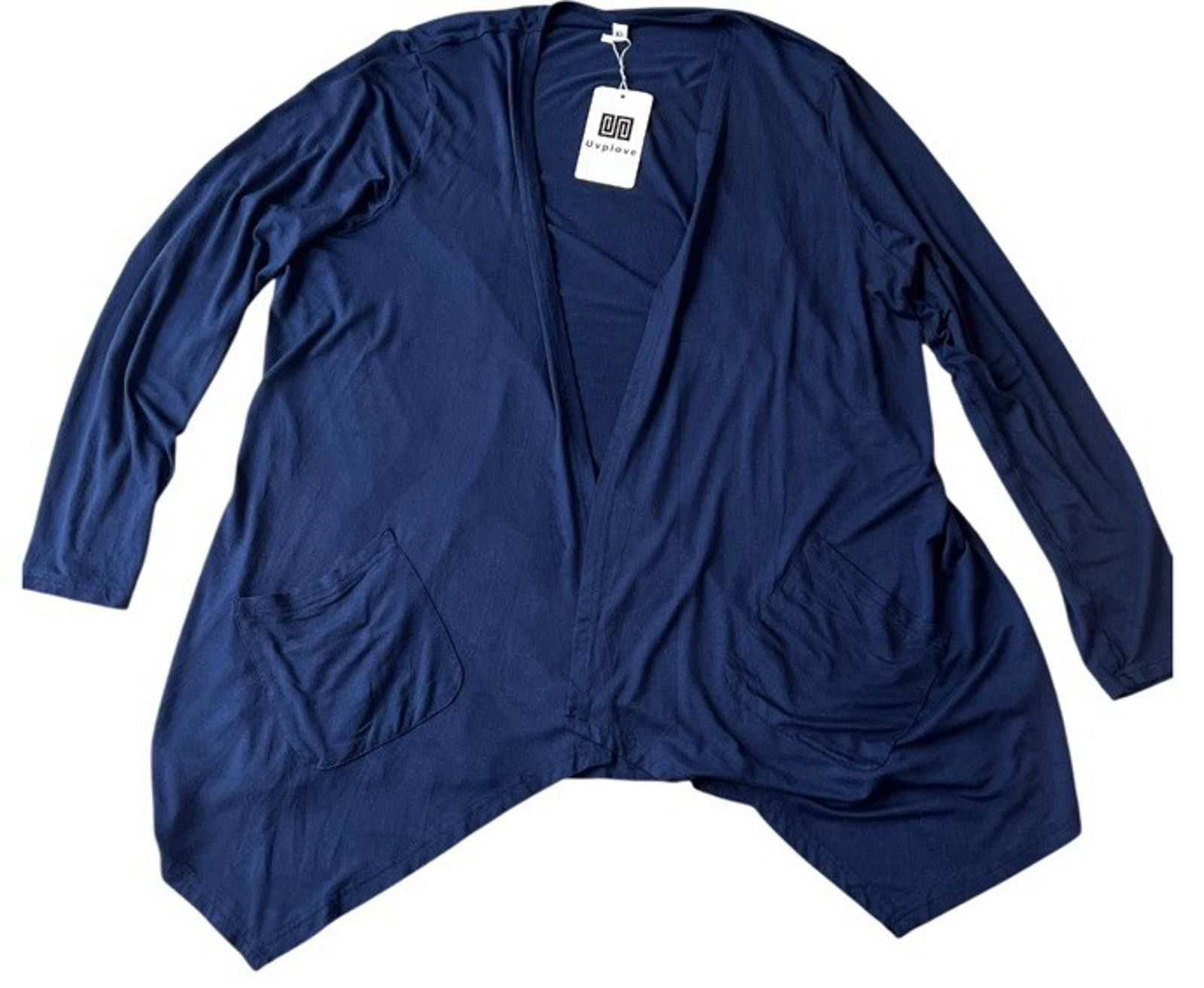 Designer Uvplove Light Weight Navy Cardigan Sz XL Size XL / US 12-14 / IT 48-50 - 2 Thumbnail