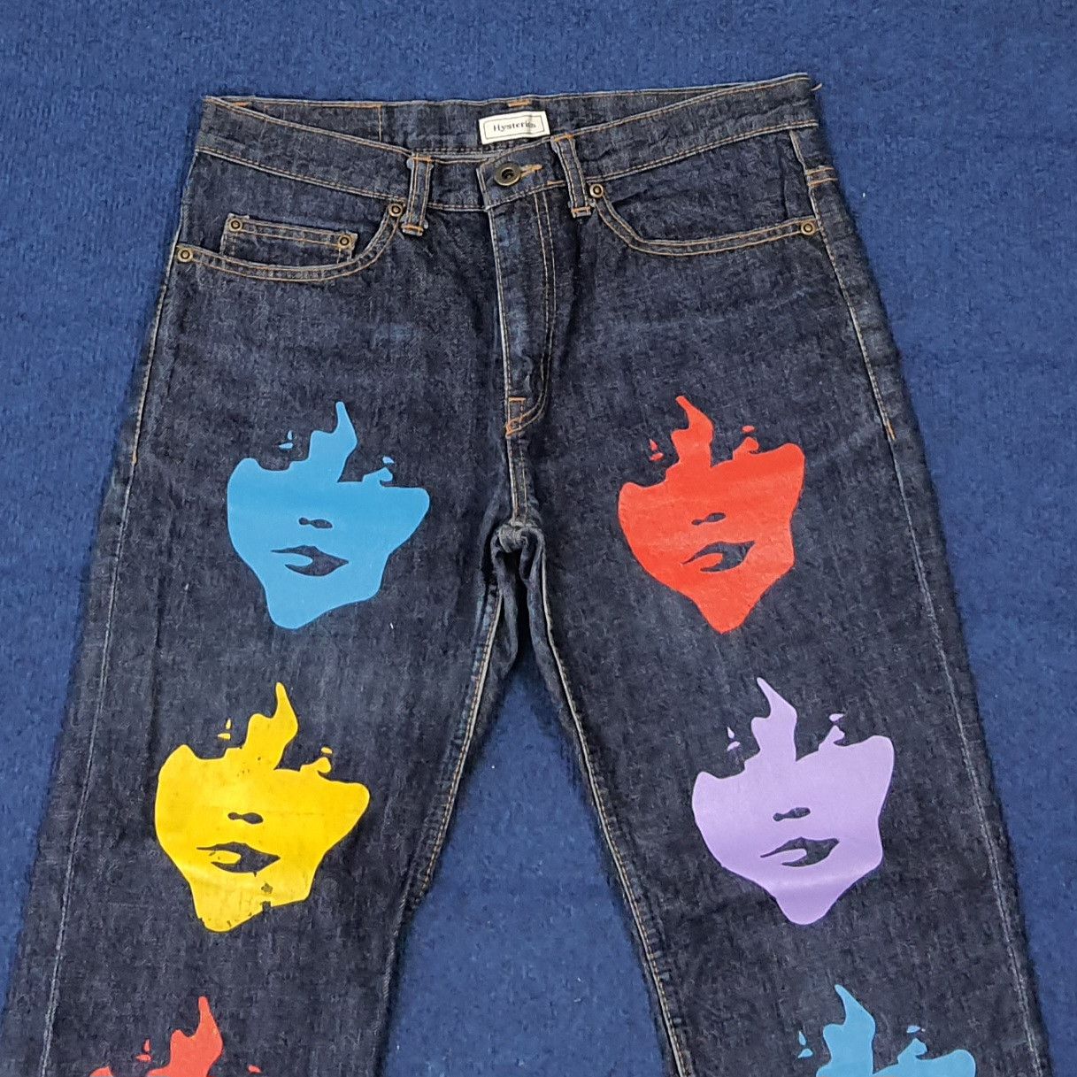 Hysteric Glamour Vintage Hysterics Raiders Japan Custom Logo Jeans C272N3 Size US 30 / EU 46 - 2 Thumbnail