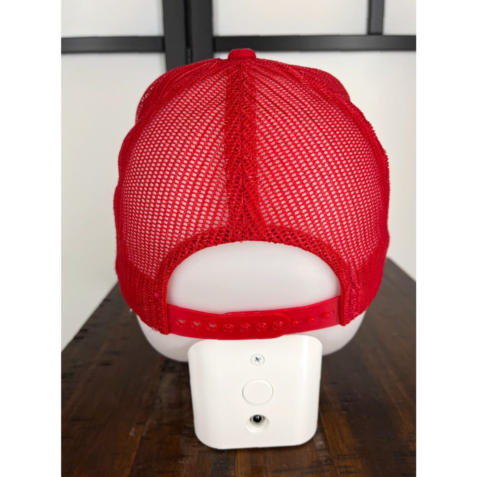 Vintage VINTAGE Hat Cap Snap Back Adult One Size Red Trucker Nike Shirt Size ONE SIZE - 6 Thumbnail