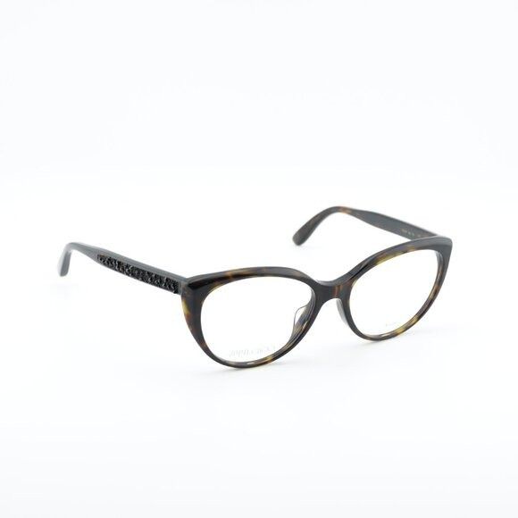 Jimmy Choo Jimmy Choo JC233/F 0086 00 Eyeglasses Dark Havana 54mm Size ONE SIZE - 8 Thumbnail