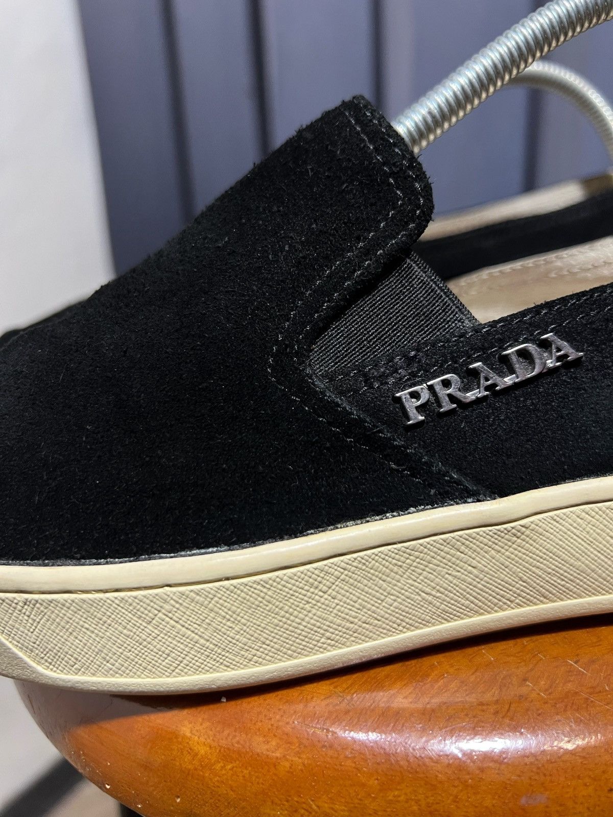 Prada Prada milano Slip on suede black Size US 7 / EU 40 - 2 Thumbnail