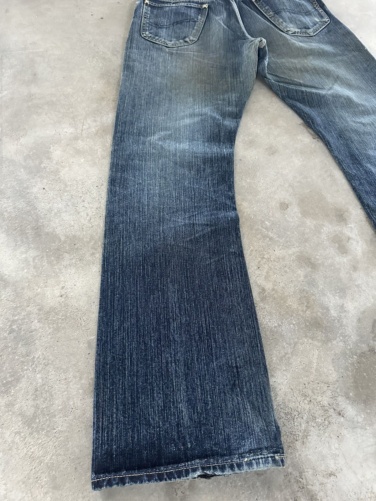 If Six Was Nine Flare Jeans Lee Riders Bootcut Denim Jeans Size US 31 - 15 Thumbnail