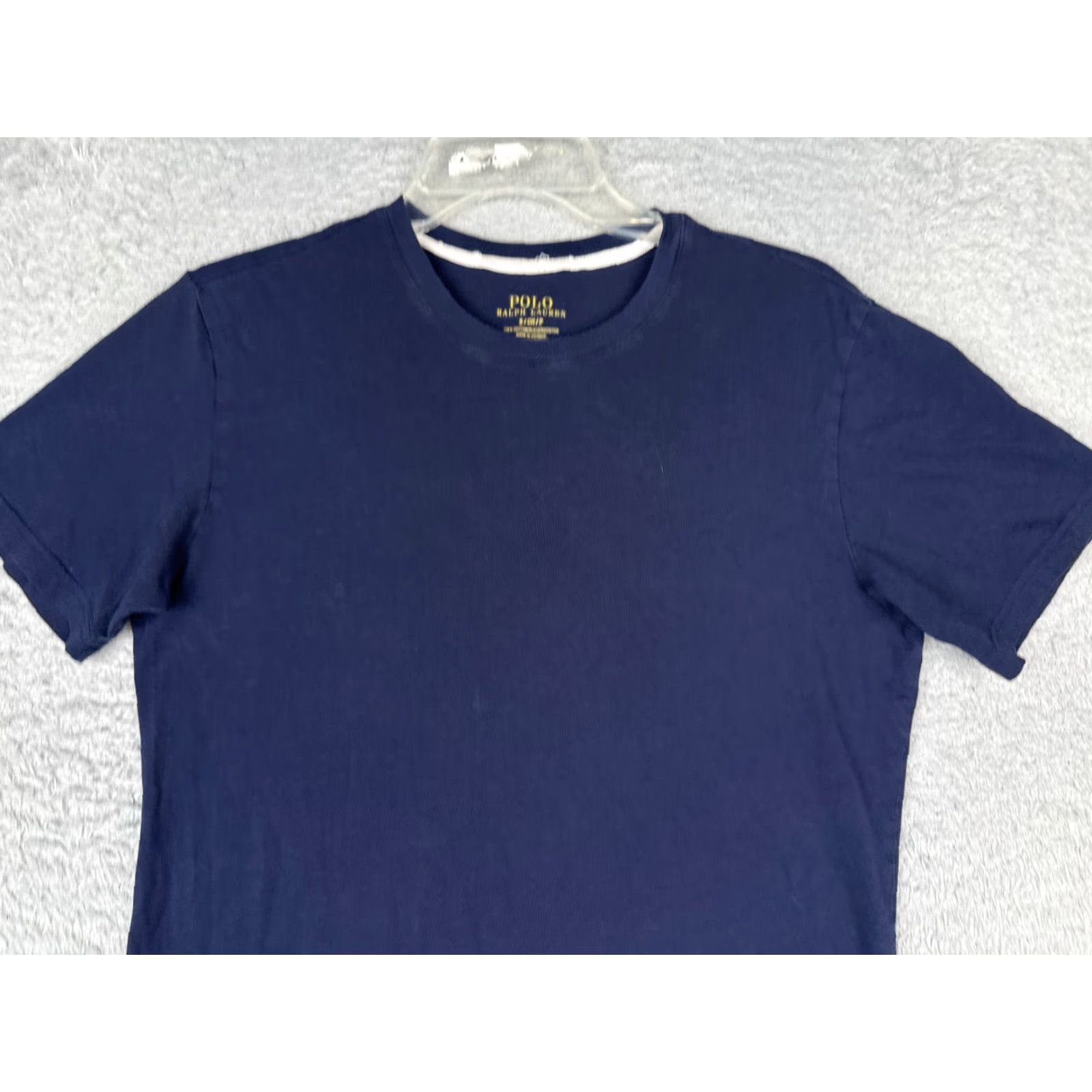 Ralph Lauren VINTAGE Polo Ralph Lauren Shirt Adult Small Blue Crew Neck 100% Cotton Short Sleeve READ Size US S / EU 44-46 / 1 - 4 Thumbnail
