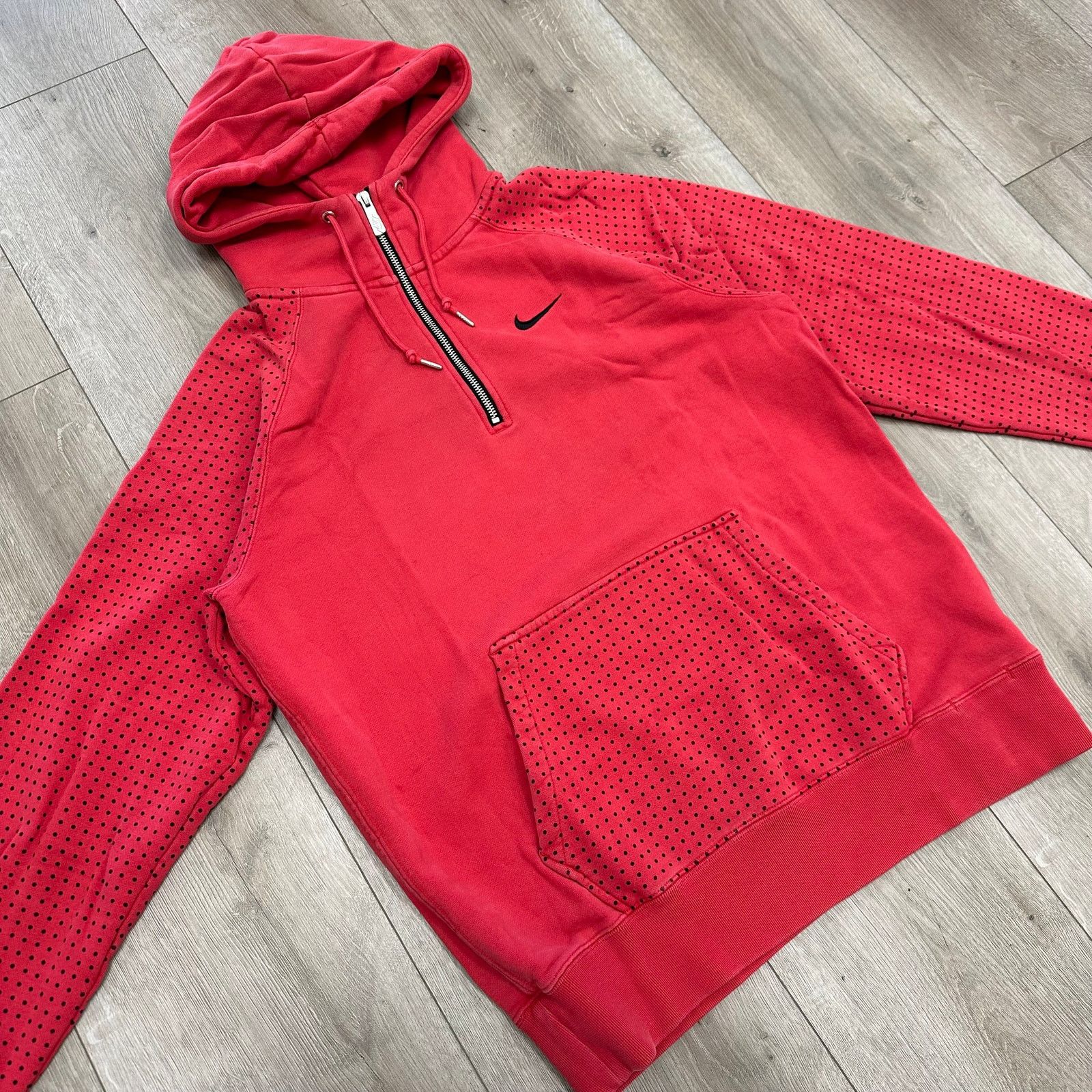 Nike red Nike Manchester United 1/4 zip hoodie Sweater Medium Size US M / EU 48-50 / 2 - 3 Thumbnail