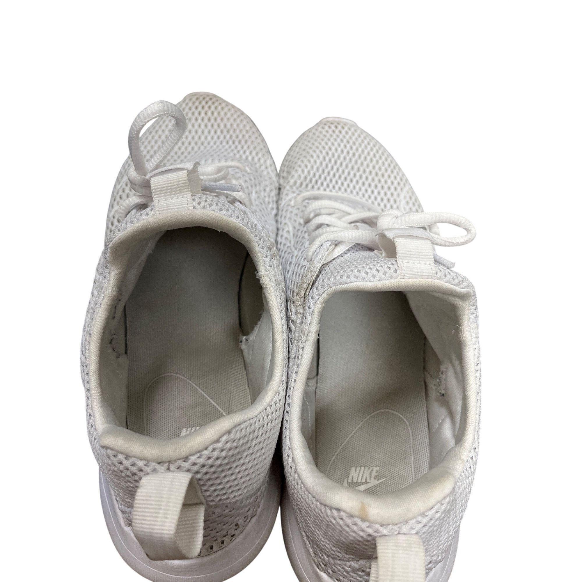 Nike Nike Mens white mesh walking running sneakers 844838-100 Sz Size US 12 / EU 45 - 13 Thumbnail