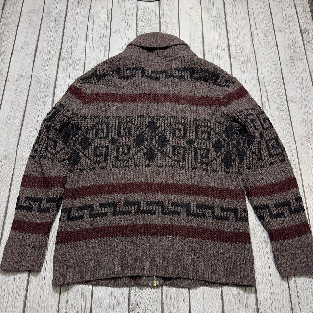 Pendleton × Vintage Vintage Pendleton Western Big Lebowski zip up sweater Size US L / EU 52-54 / 3 - 2 Thumbnail