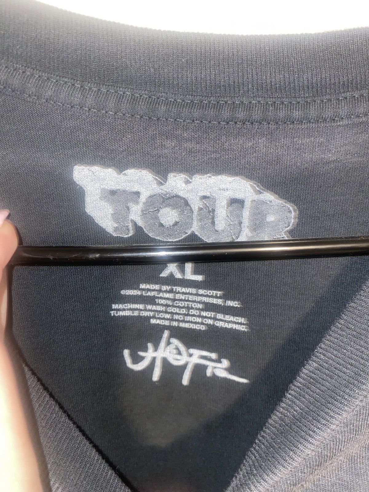 Travis Scott Travis scott metlife concert shirt Size US XL / EU 56 / 4 - 2 Thumbnail