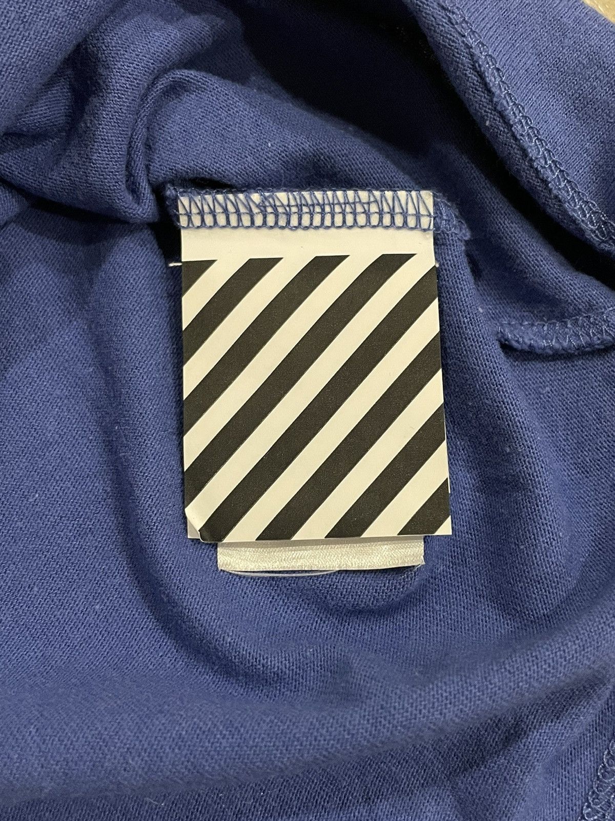 Off-White RARE Off-White Split Arrows Logo Blue Tee Yellow Grey Size US S / EU 44-46 / 1 - 9 Thumbnail