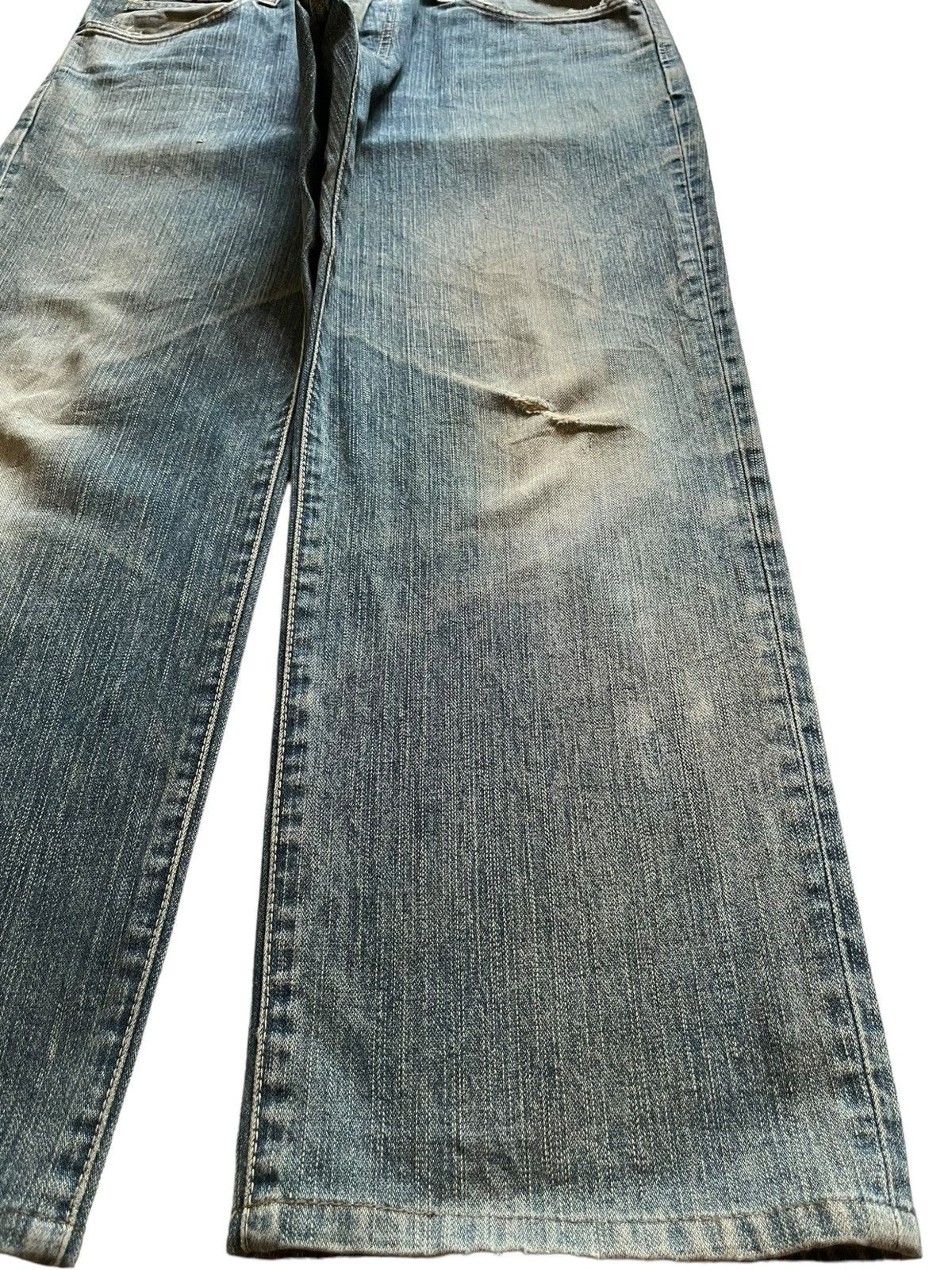 Wrangler Vintage Wrangler Mud Wash Distressed Baggy Jeans Size US 36 / EU 52 - 7 Thumbnail