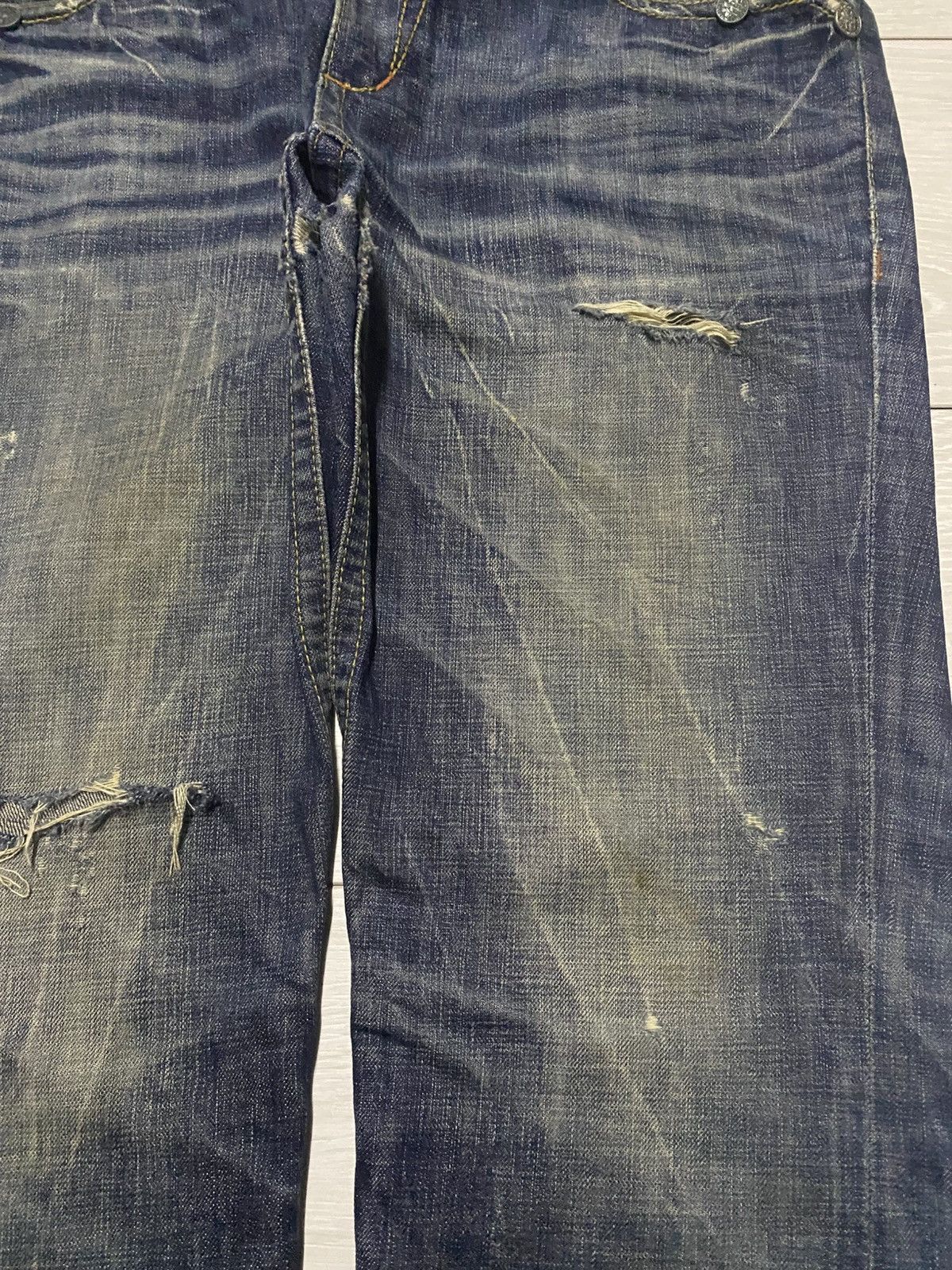 Undercover Japanese Brand Lolita Punk Hybrid Flare Jeans Size US 34 / EU 50 - 8 Thumbnail