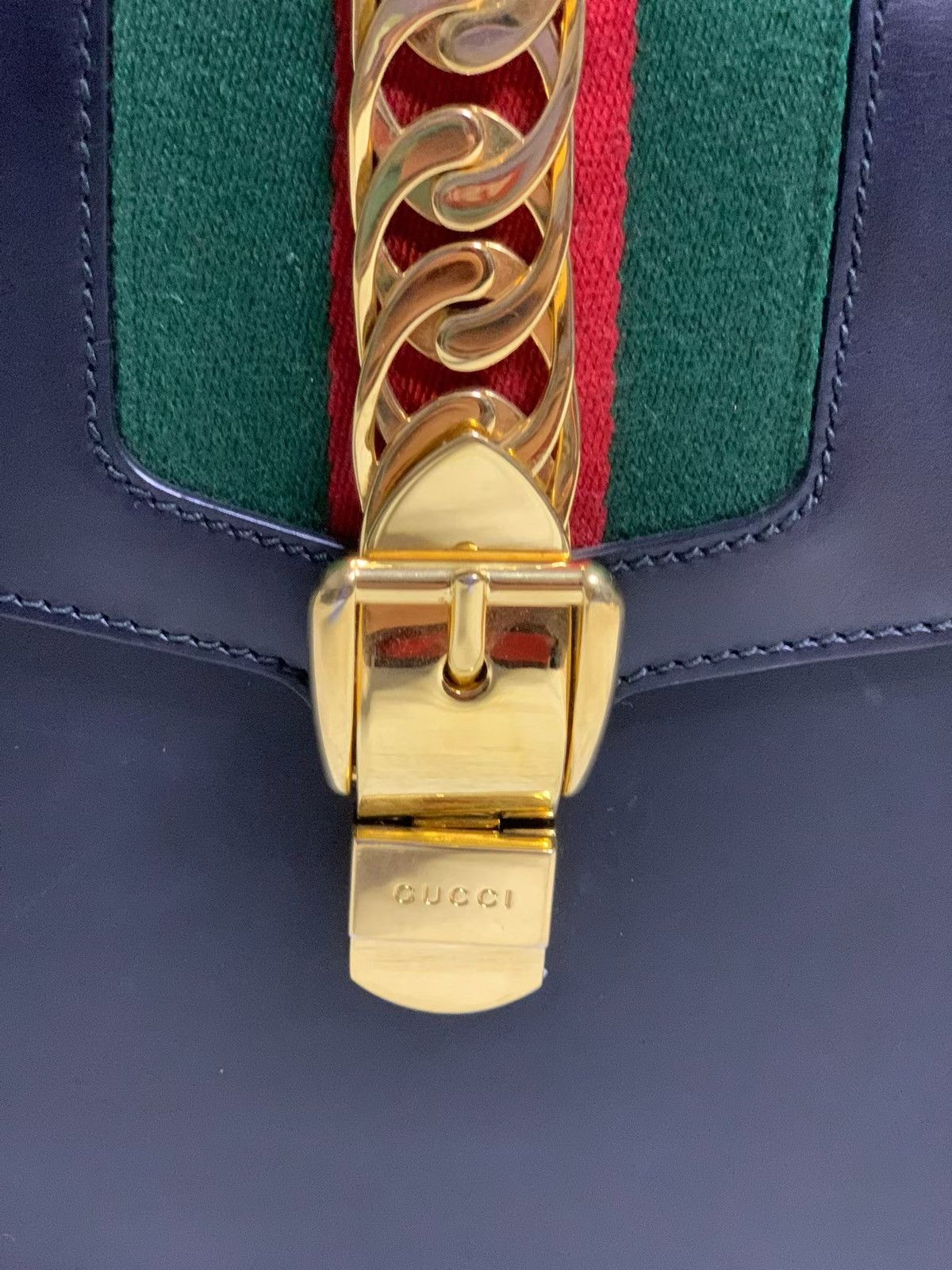 Gucci Gucci Large Top Handle Leather Tote Bag Size ONE SIZE - 2 Thumbnail