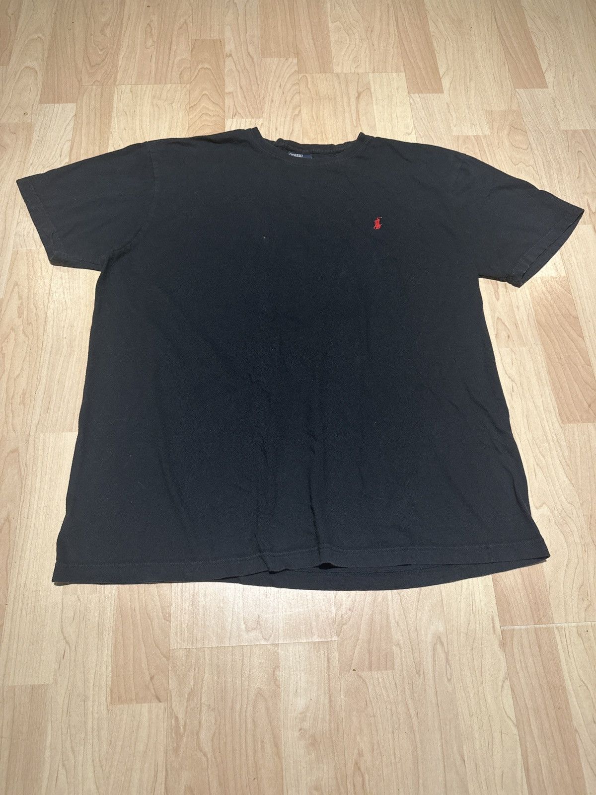 Polo Ralph Lauren × Vintage Vintage 90s Black Polo Ralph Lauren T-Shirt XL Size US XL / EU 56 / 4 - 1 Thumbnail
