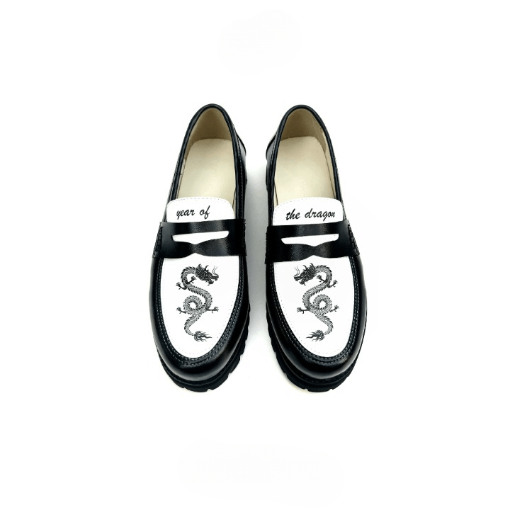 Designer Snazzy Dragon Loafer Shoes Size US 9 / EU 42 - 1 Thumbnail