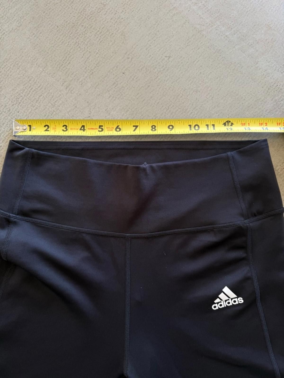 Adidas Adidas / Optime Essentials 3-Stripes 7/8 Leggings / Black Size 36" / US 14 / IT 50 - 10 Thumbnail